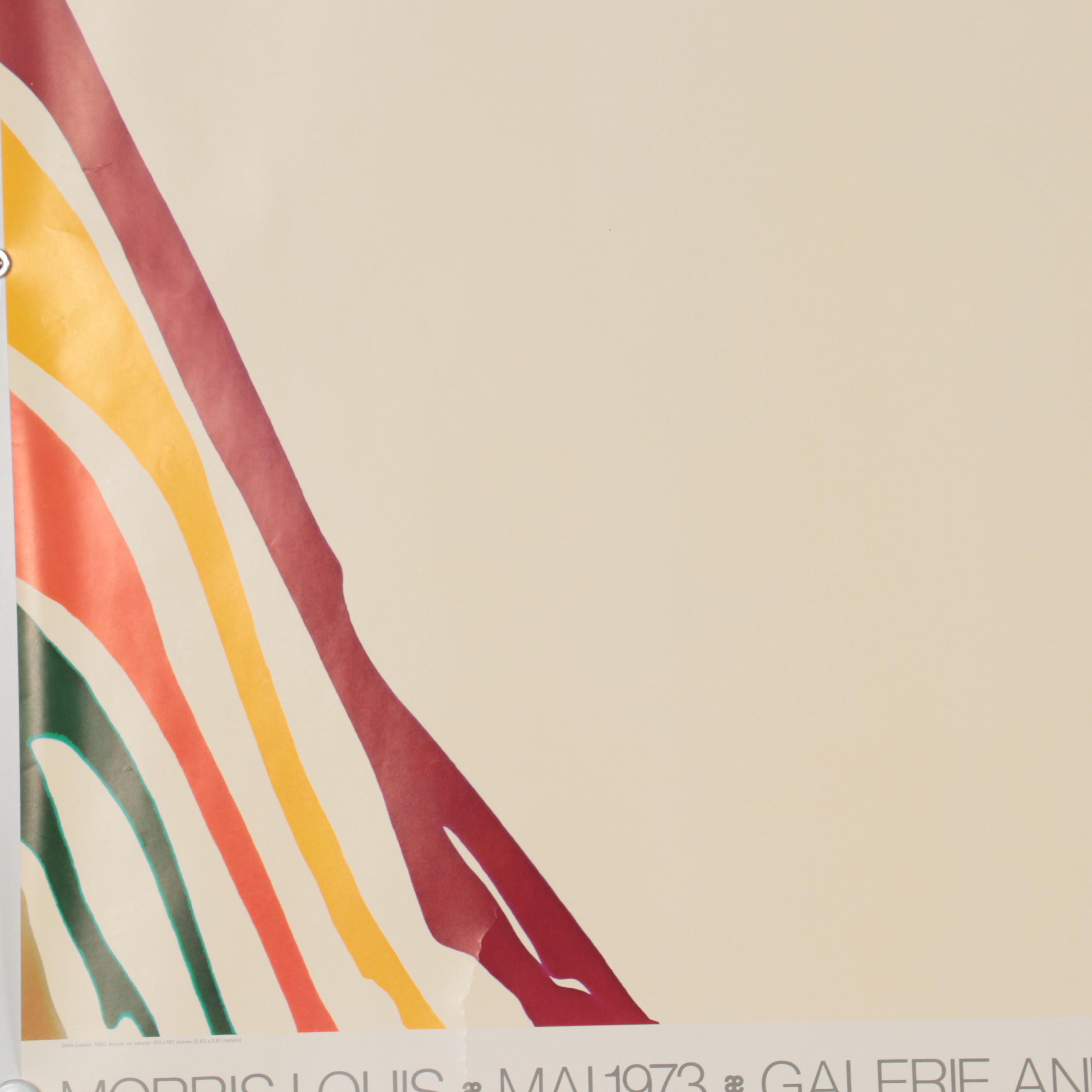 Exhibition Posters Including Morris Louis at Galerie Andre Emmerich