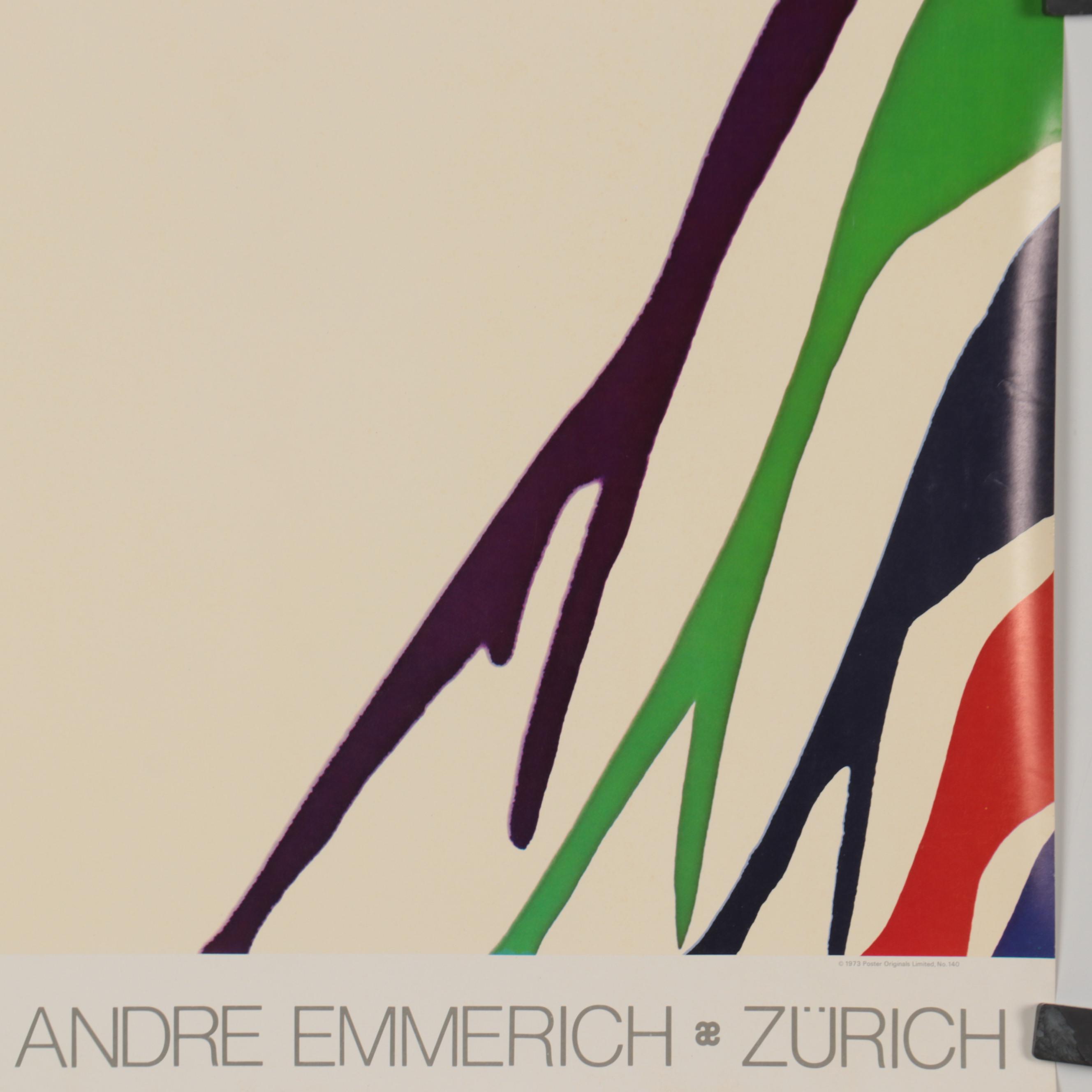Exhibition Posters Including Morris Louis at Galerie Andre Emmerich