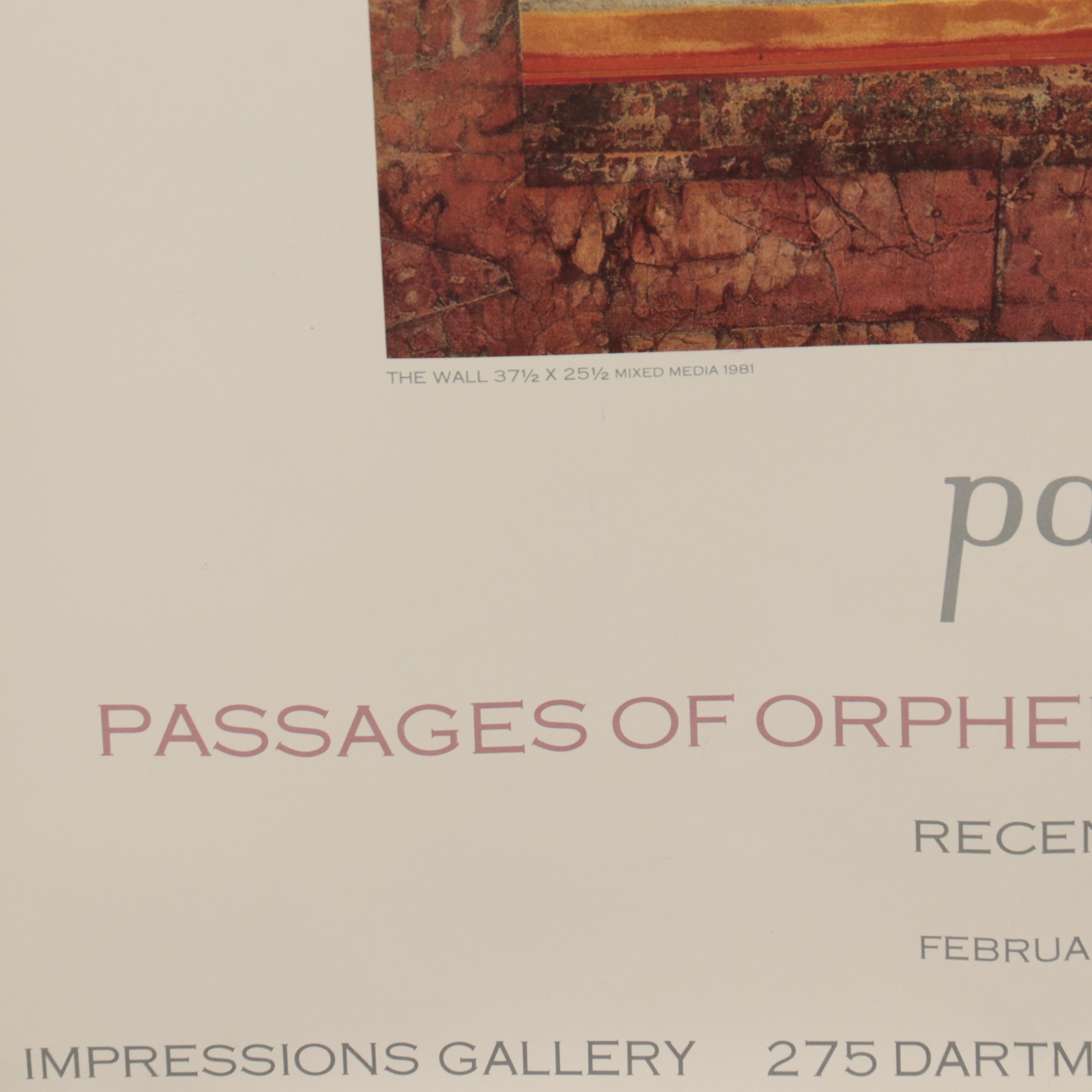 Exhibition Posters Including Morris Louis at Galerie Andre Emmerich