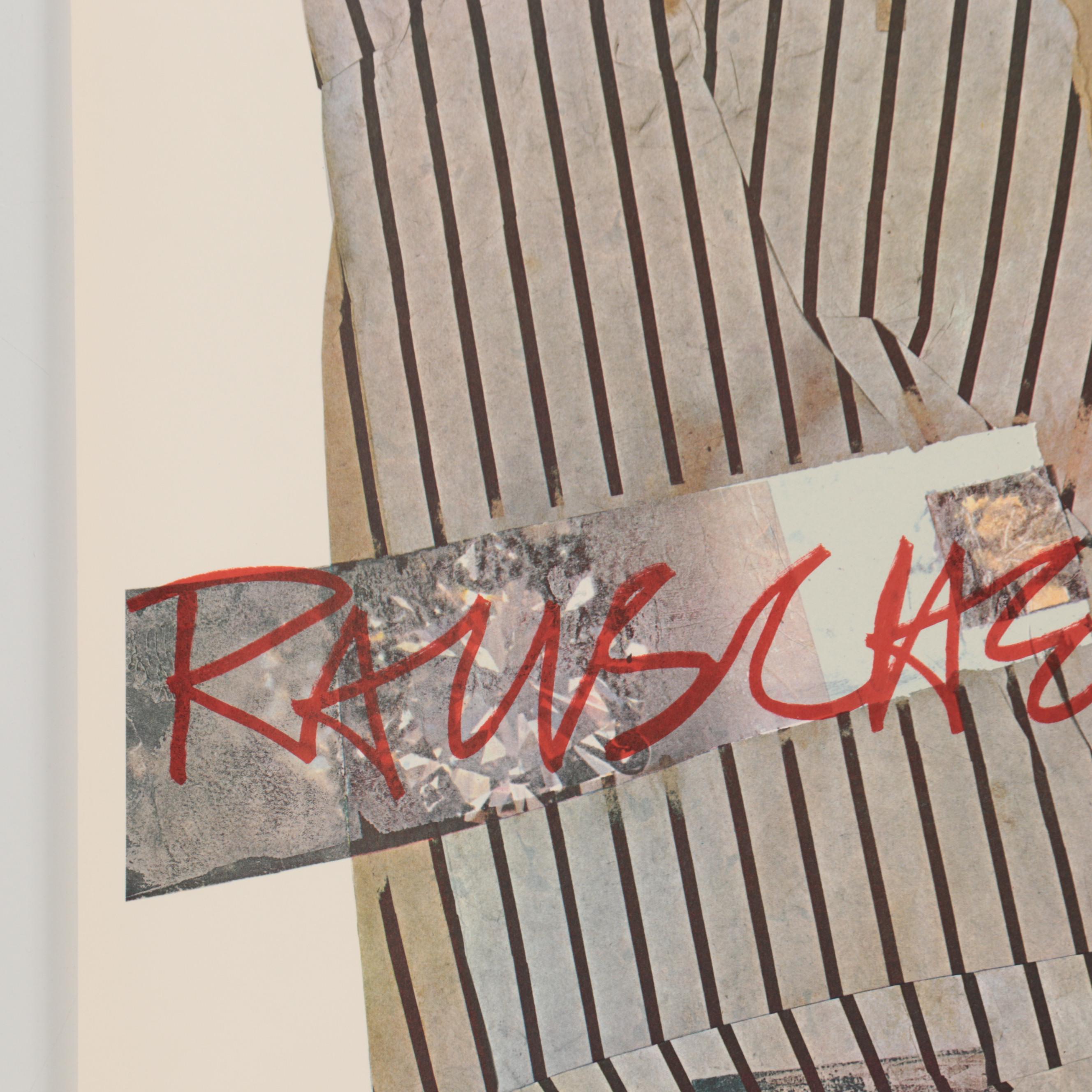 Museum of Modern Art Exhibition Poster Designed by Robert Rauschenberg, 1977