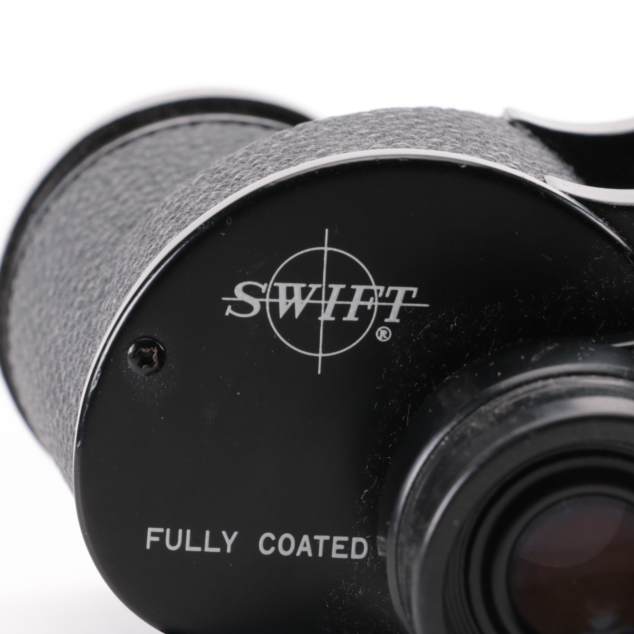 Swift "Triton Mark I" 7x35, Bosch-Optikon Binoculars with Caps, Cases