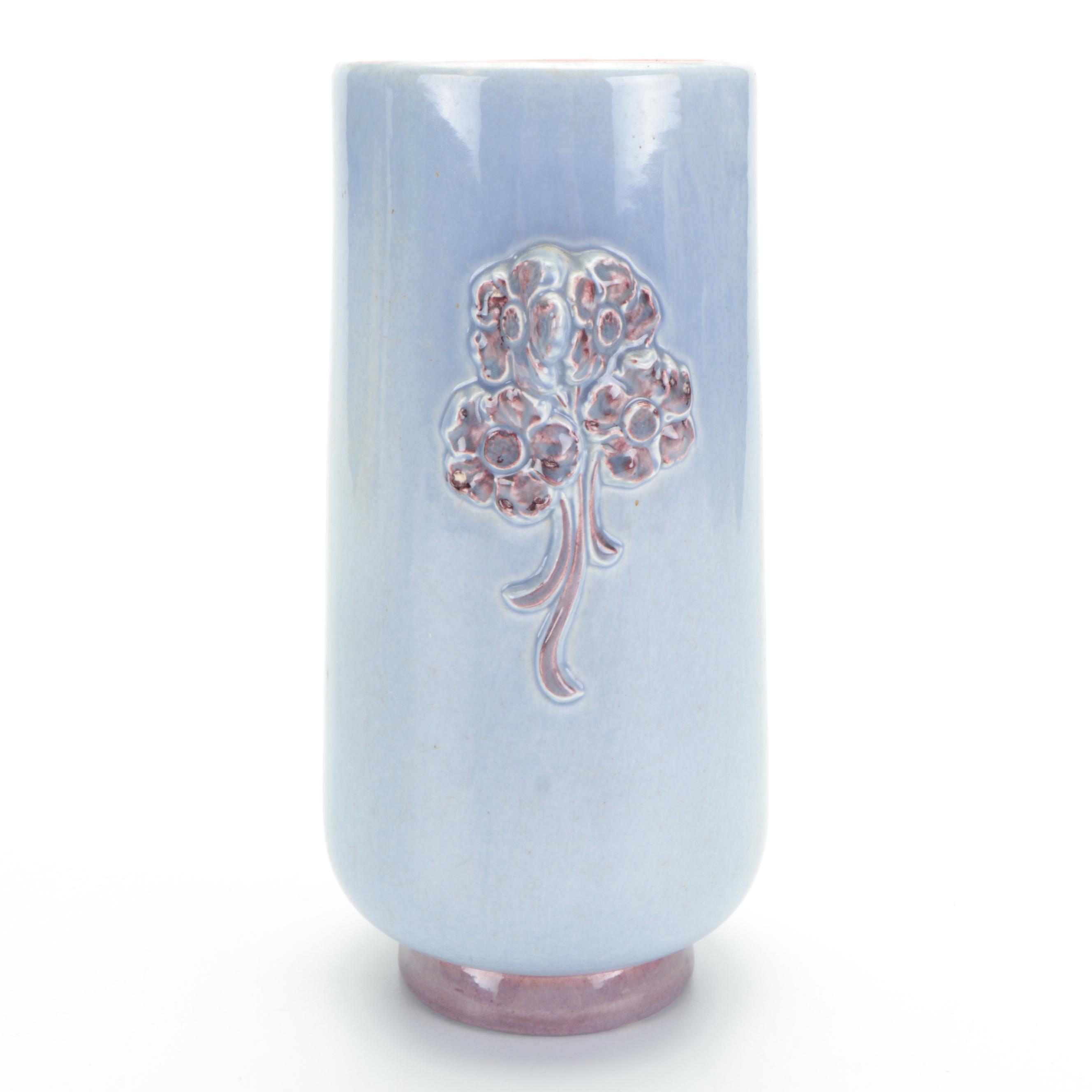 Red Wing Glazed Ceramic Vases