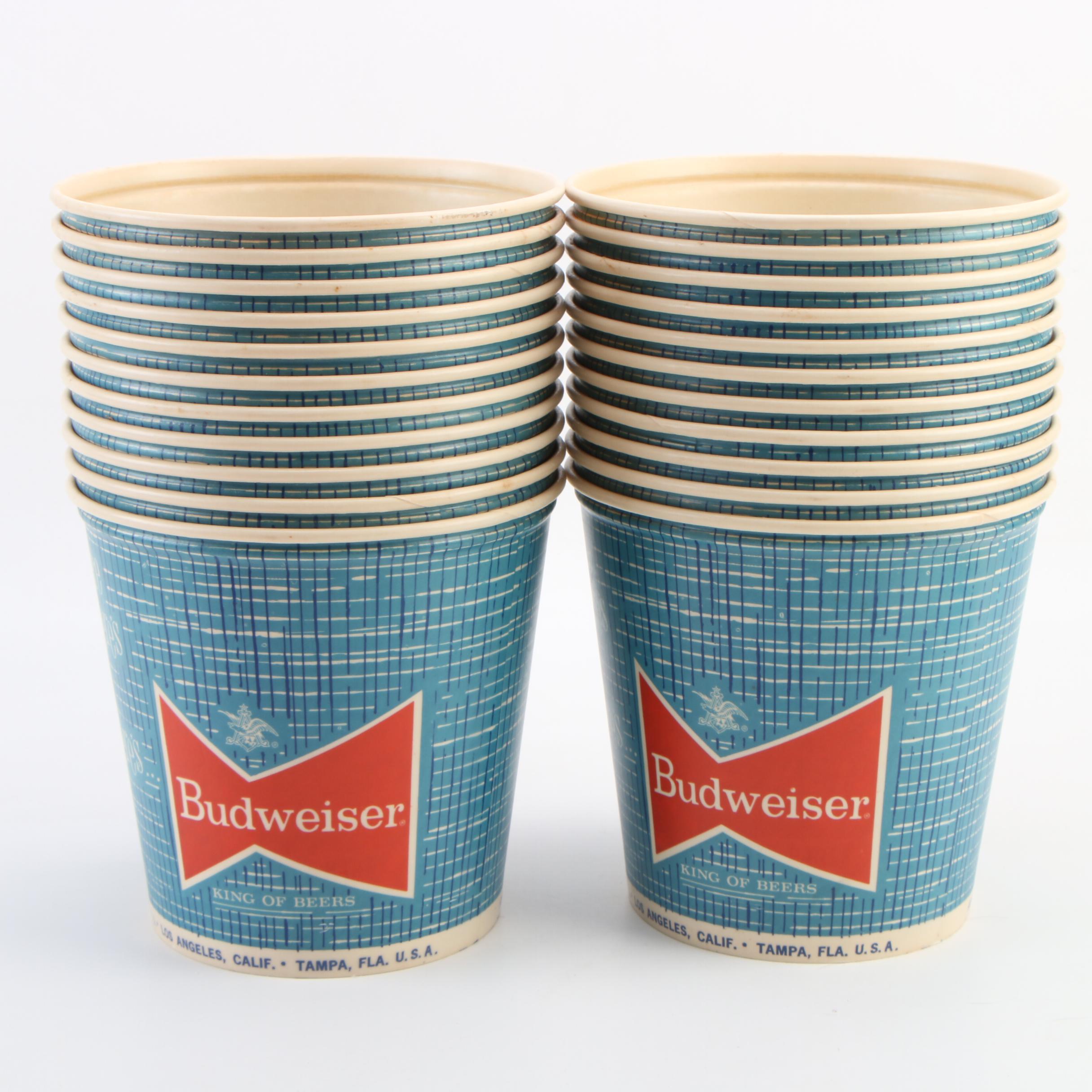 Budweiser Holiday Beer Glasses, Coin Bank Cans, Table Cloth, Serving Tray, Other