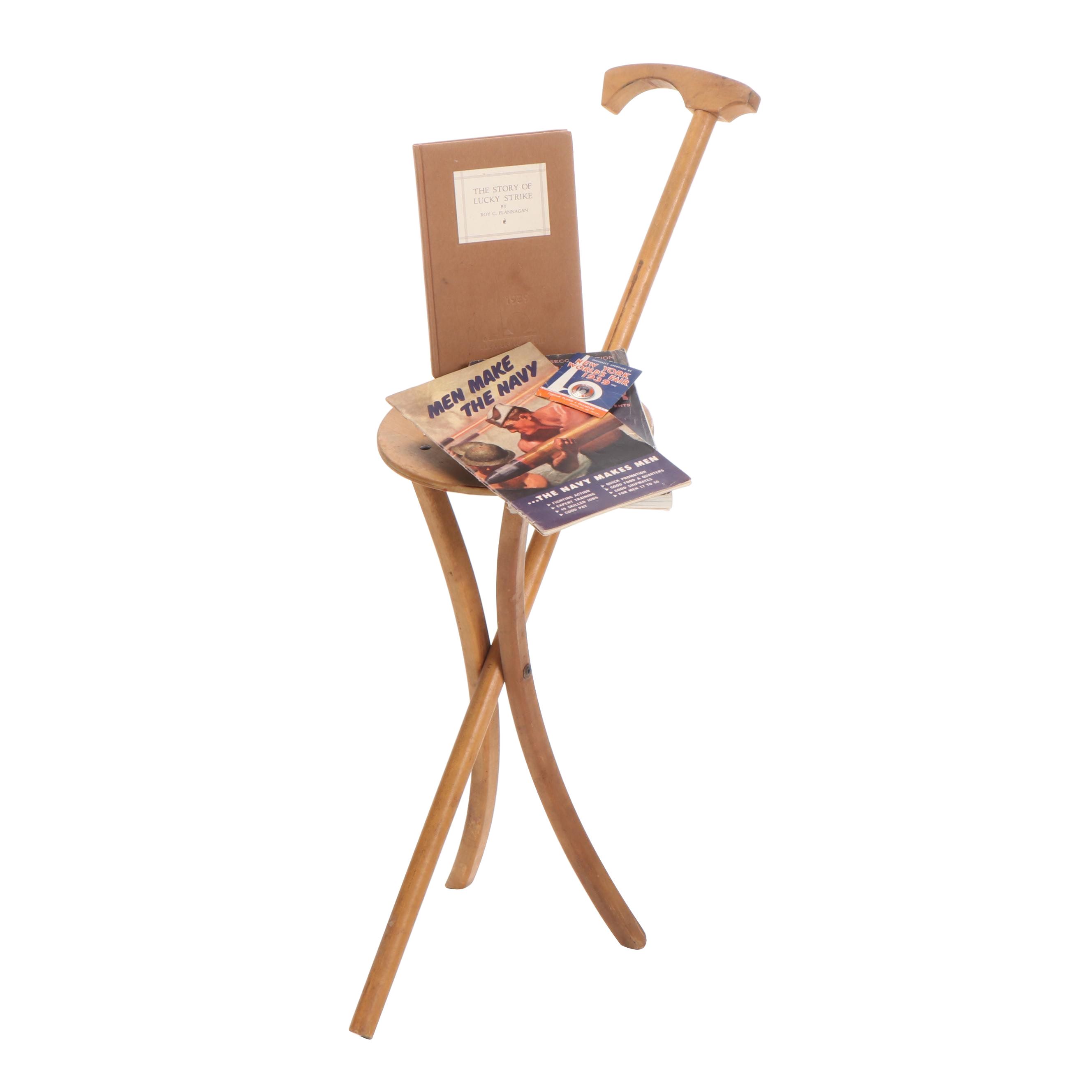 1939 New York World's Fair Ephemera with U.S. Navy Recruiting Booklet