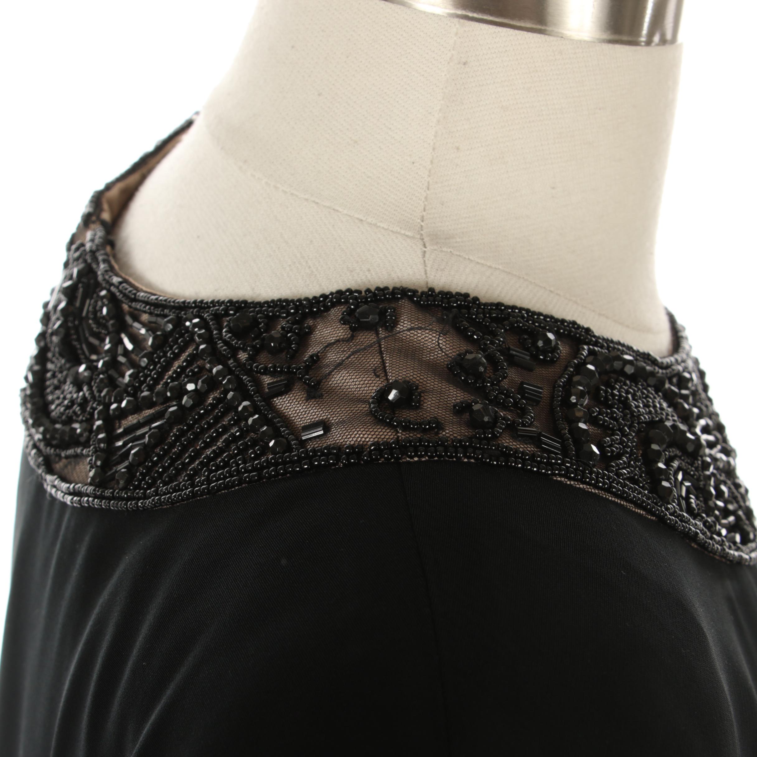 Black Tie Oleg Cassini Embellished Cocktail Dresses