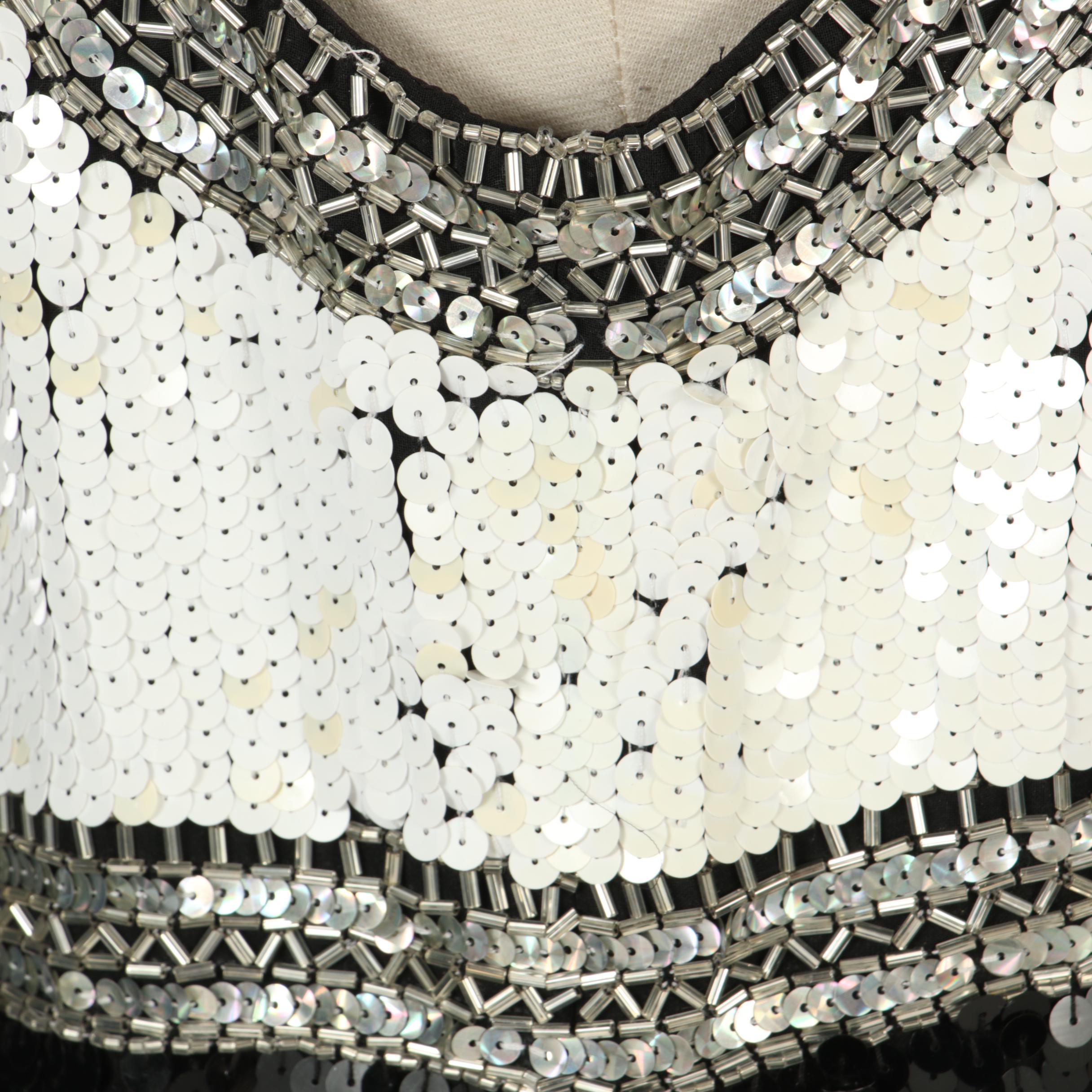 Black Tie Oleg Cassini Embellished Cocktail Dresses