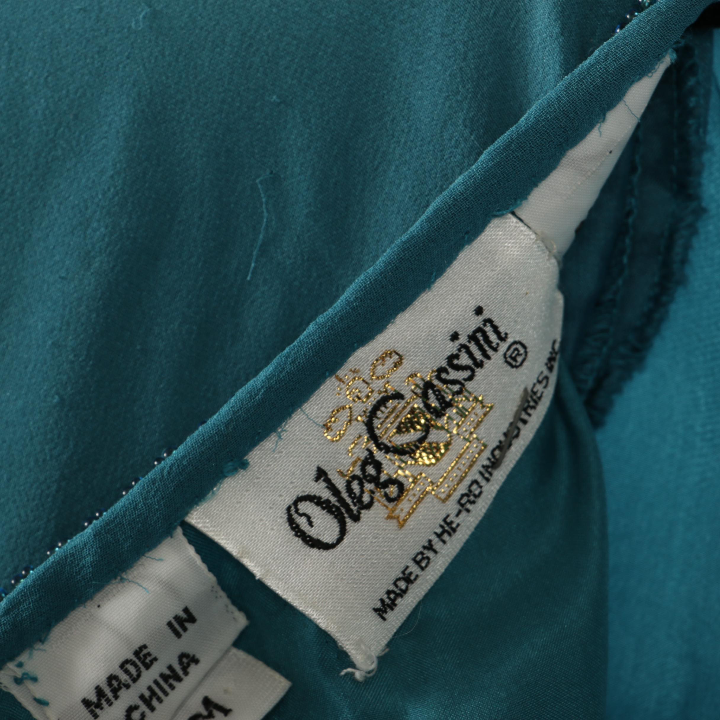 Tadashi, Oleg Cassini and Other Teal Blue Occasion Dress and Blouses