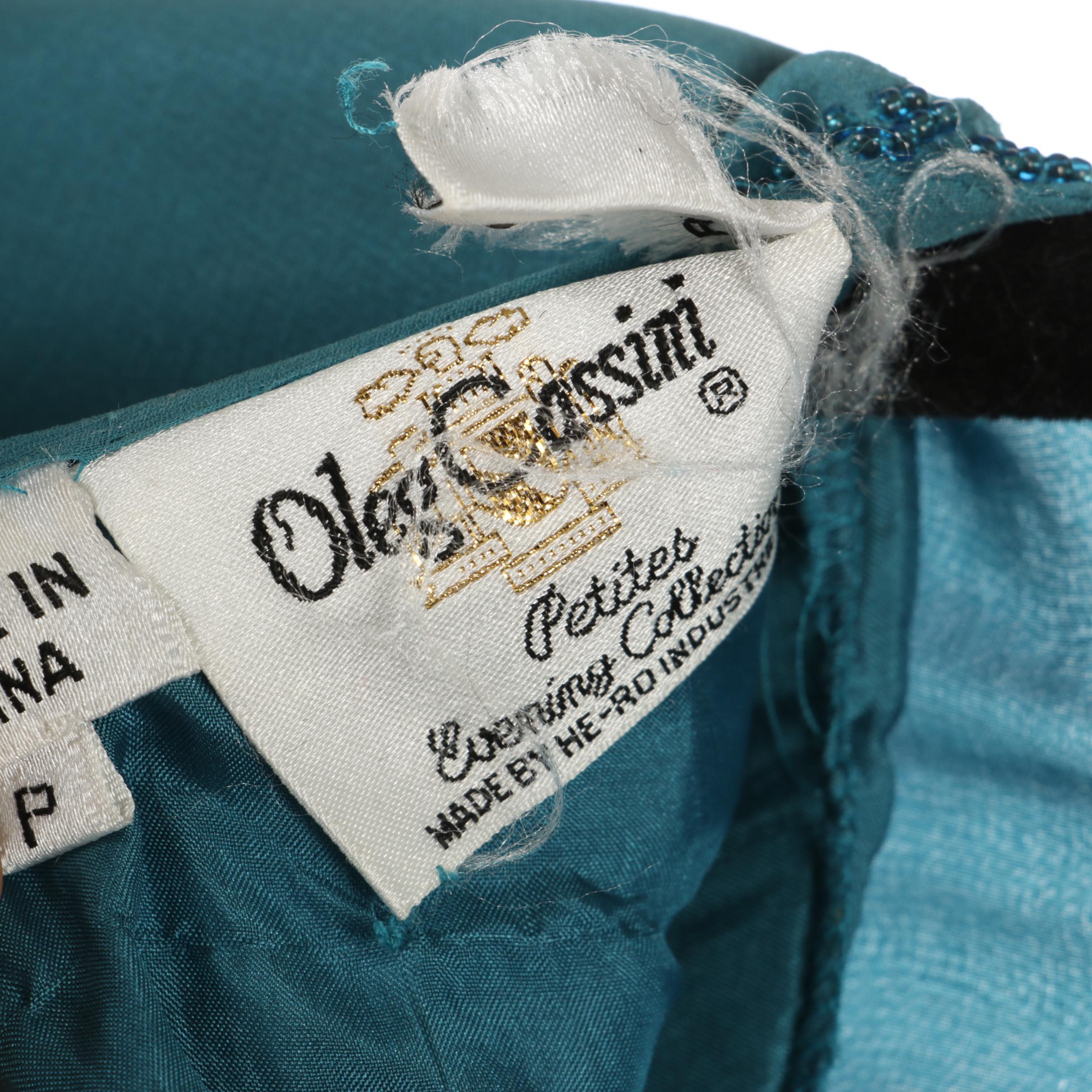 Tadashi, Oleg Cassini and Other Teal Blue Occasion Dress and Blouses