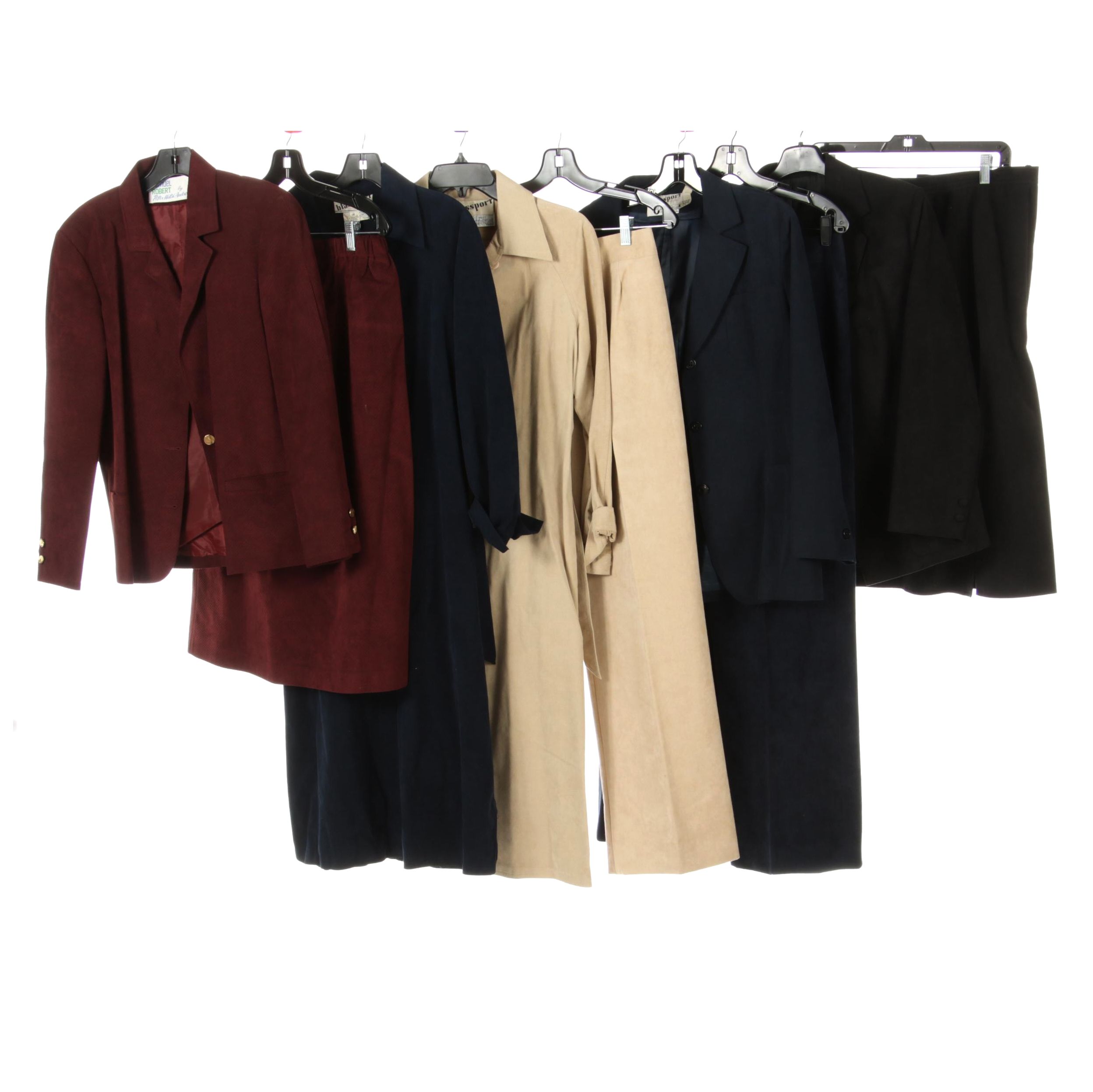 Blassport and Samuel Robert Ultrasuede Jackets, Skirts, Pants and Skinner Dress
