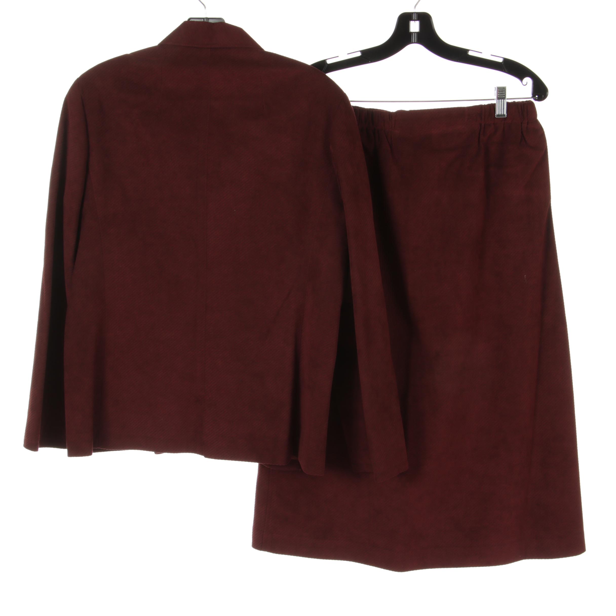 Blassport and Samuel Robert Ultrasuede Jackets, Skirts, Pants and Skinner Dress