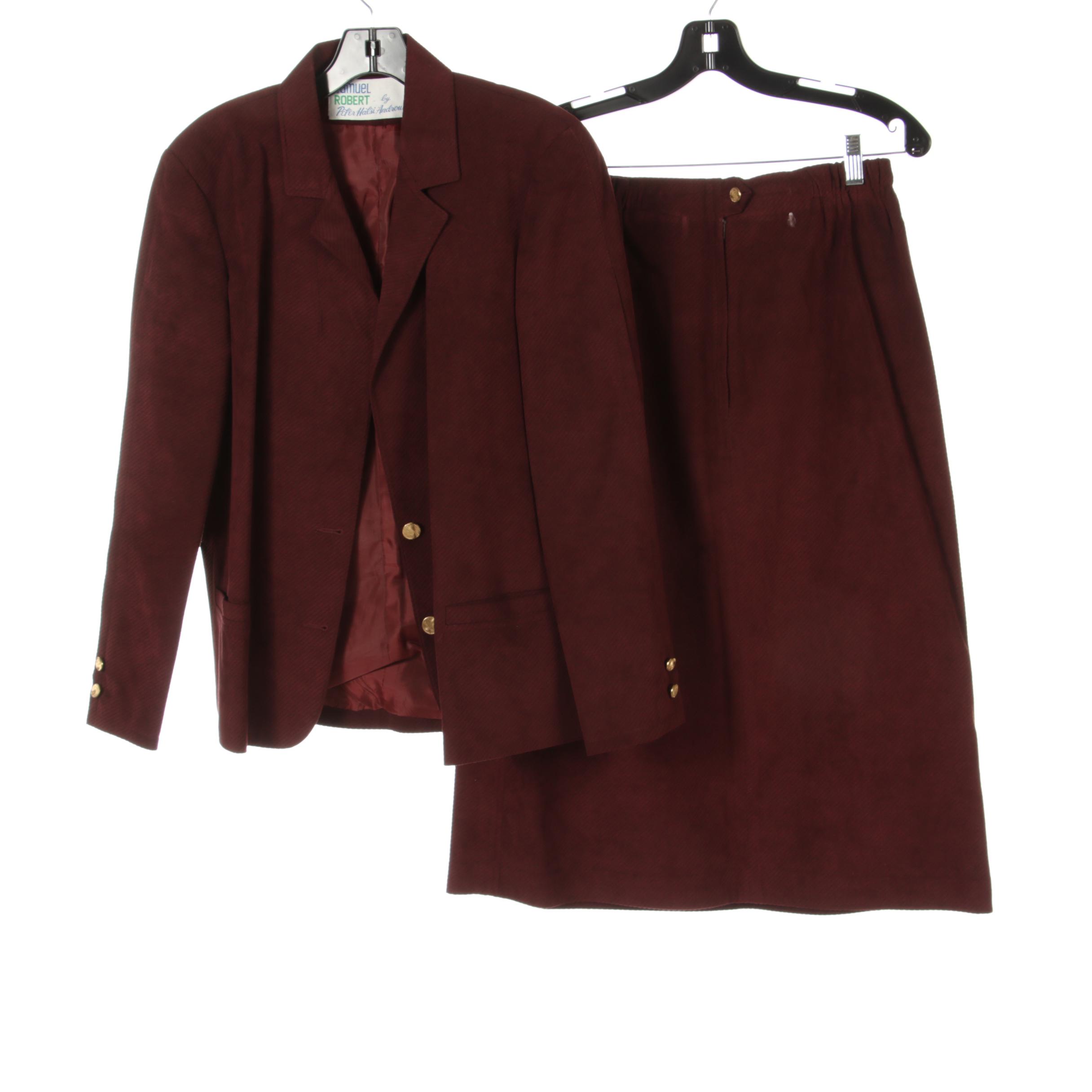 Blassport and Samuel Robert Ultrasuede Jackets, Skirts, Pants and Skinner Dress
