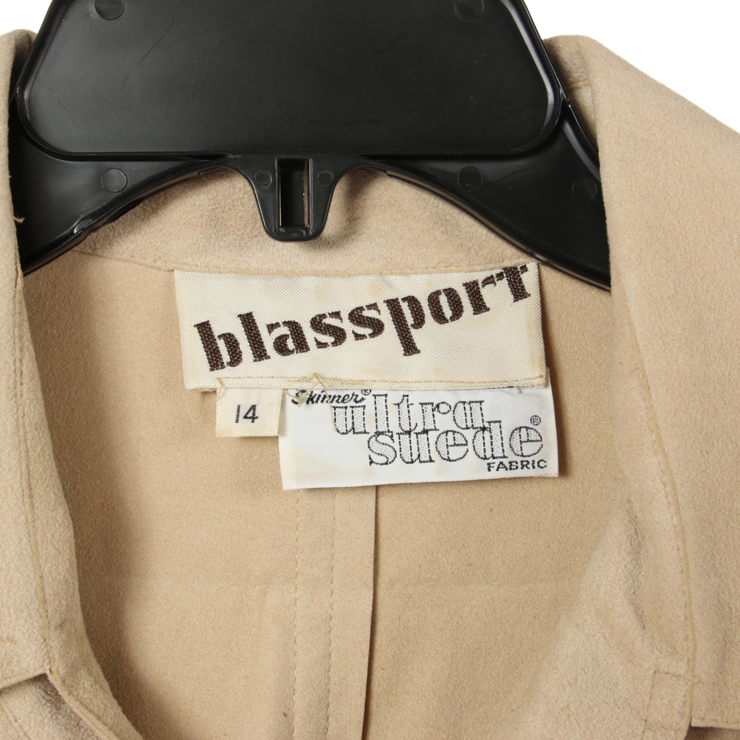 Blassport and Samuel Robert Ultrasuede Jackets, Skirts, Pants and Skinner Dress