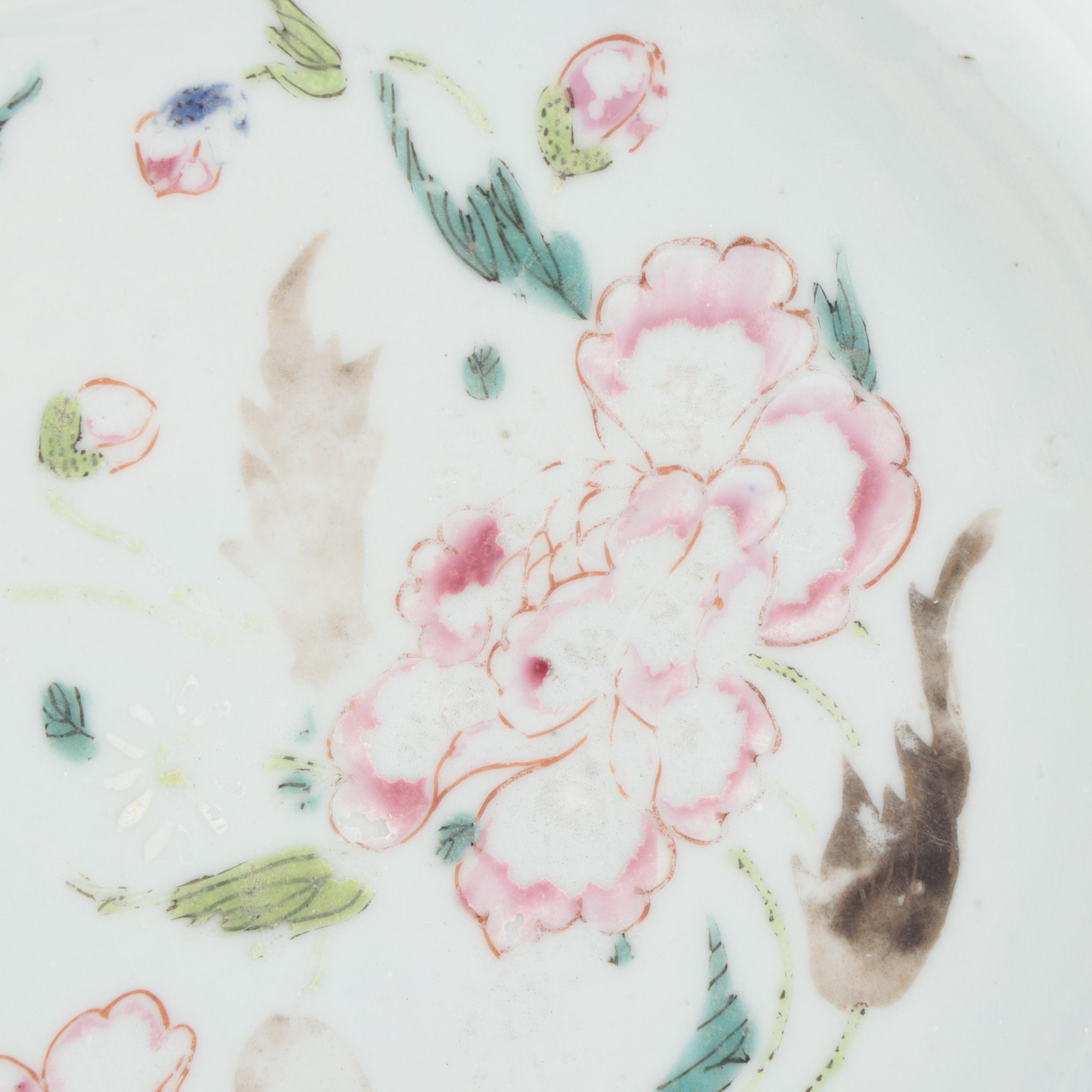 Chinese Famille Rose Porcelain Plates, Antique