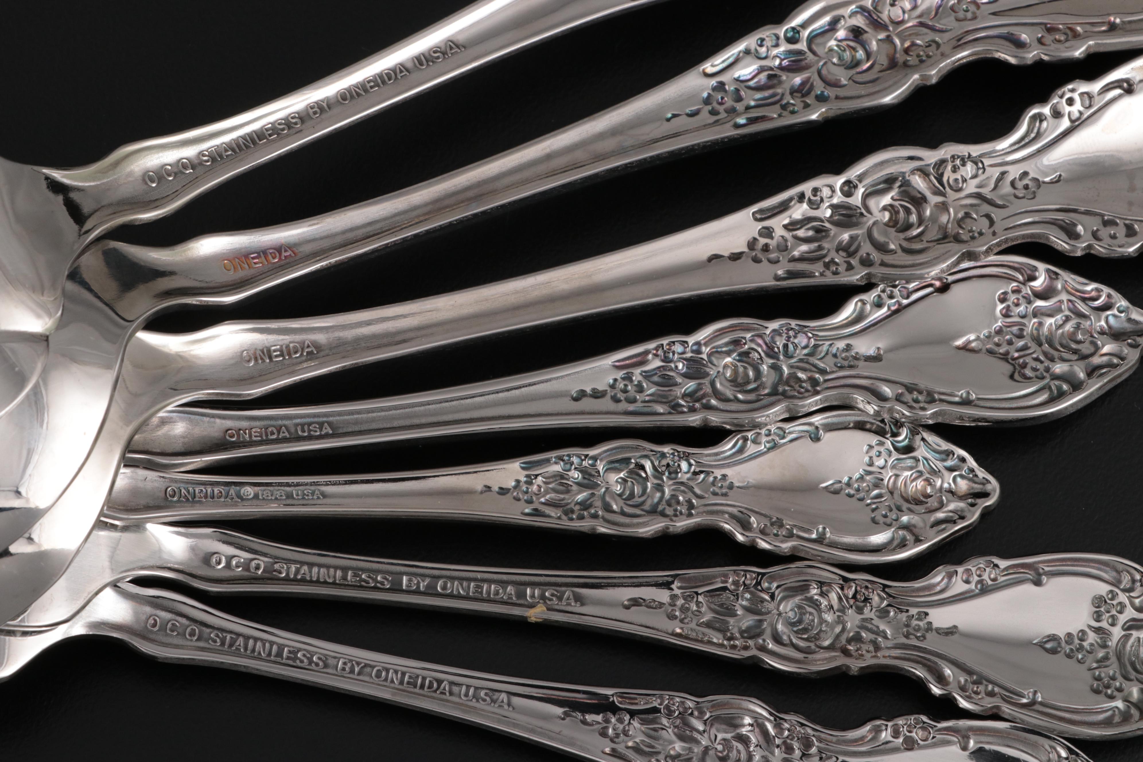 Oneida Stainless Steel Flatware Set