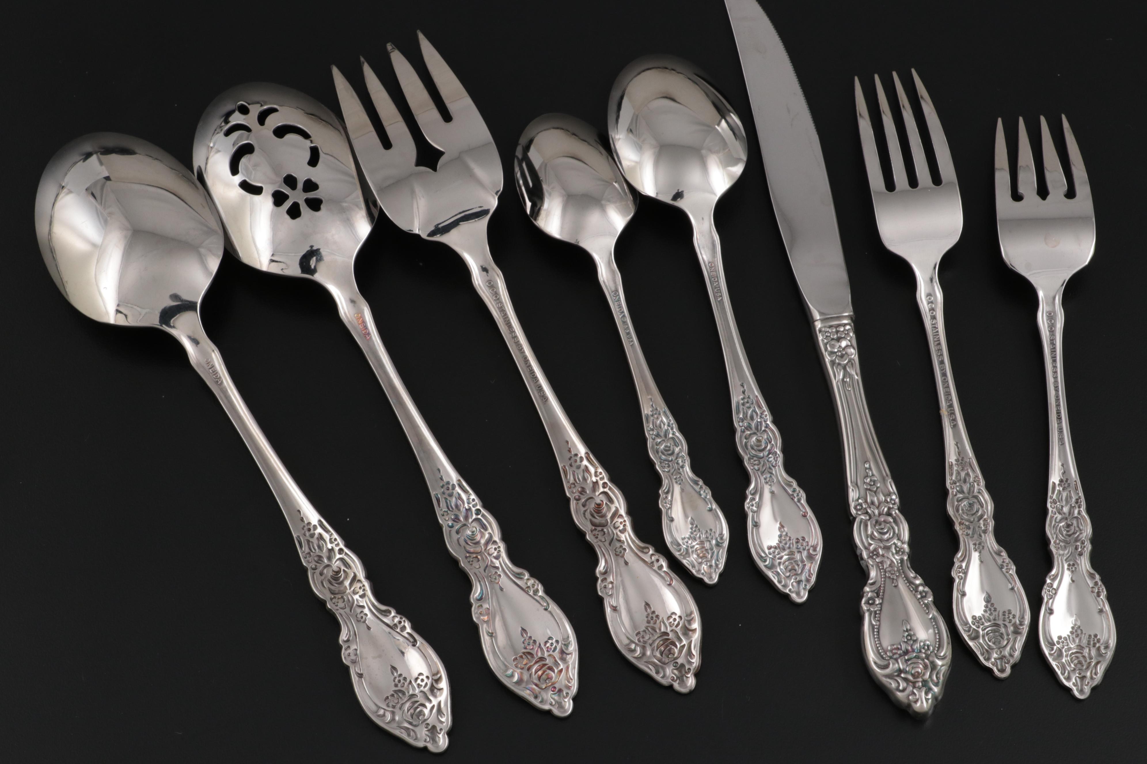 Oneida Stainless Steel Flatware Set