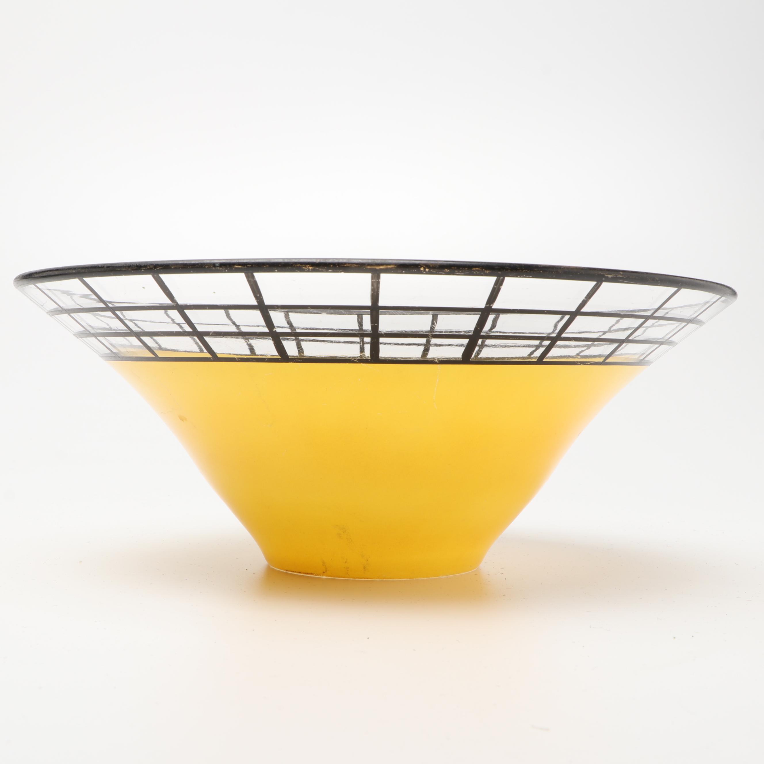 Art Deco Black Amethyst Glass with Sterling Overlay and Other Bowls