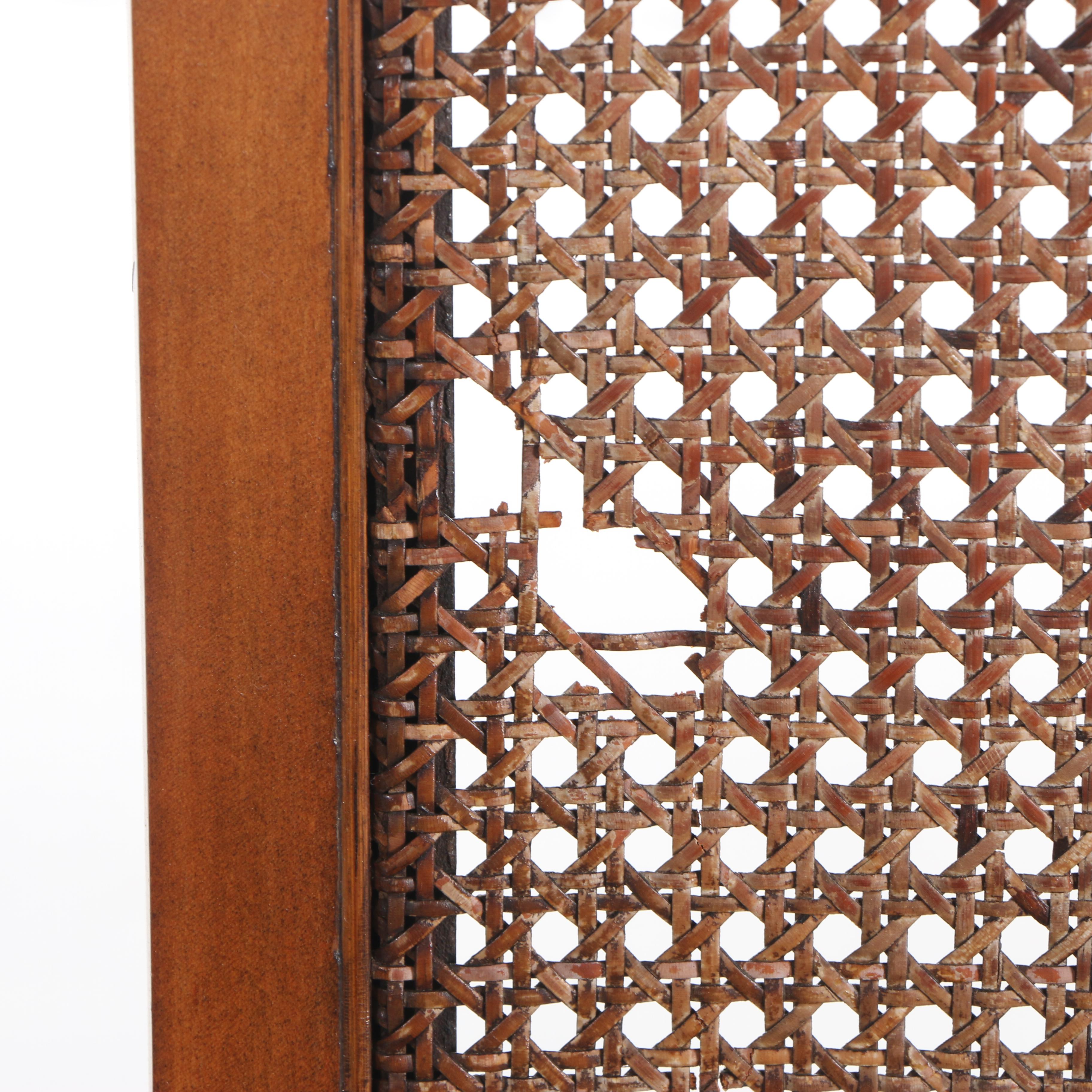 Five Jacobean Revival Walnut Dining Chairs with Needlepoint-Upholstered Seats