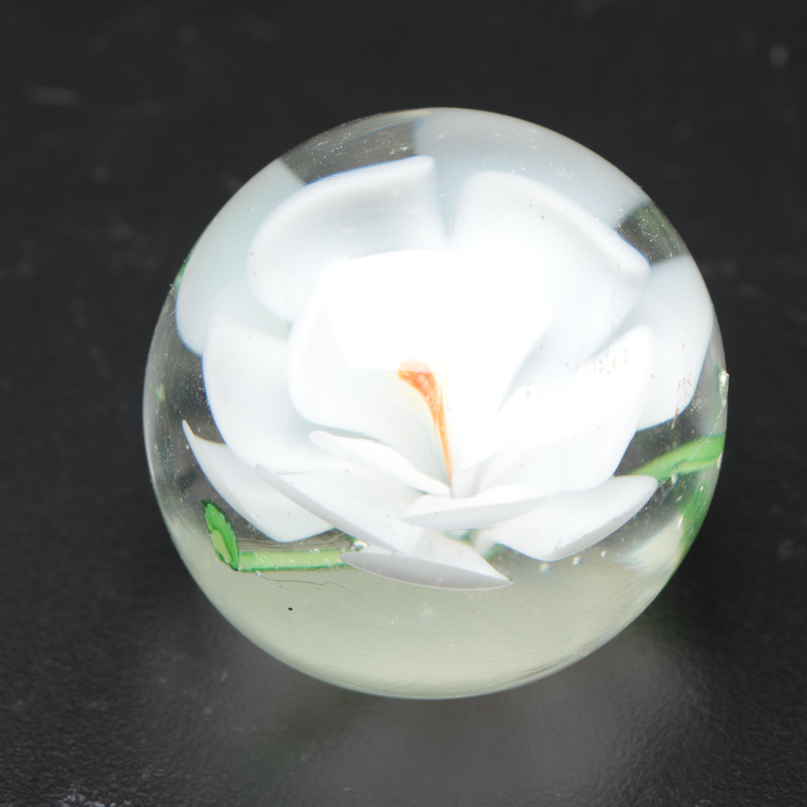 Art Glass Globe Paperweights