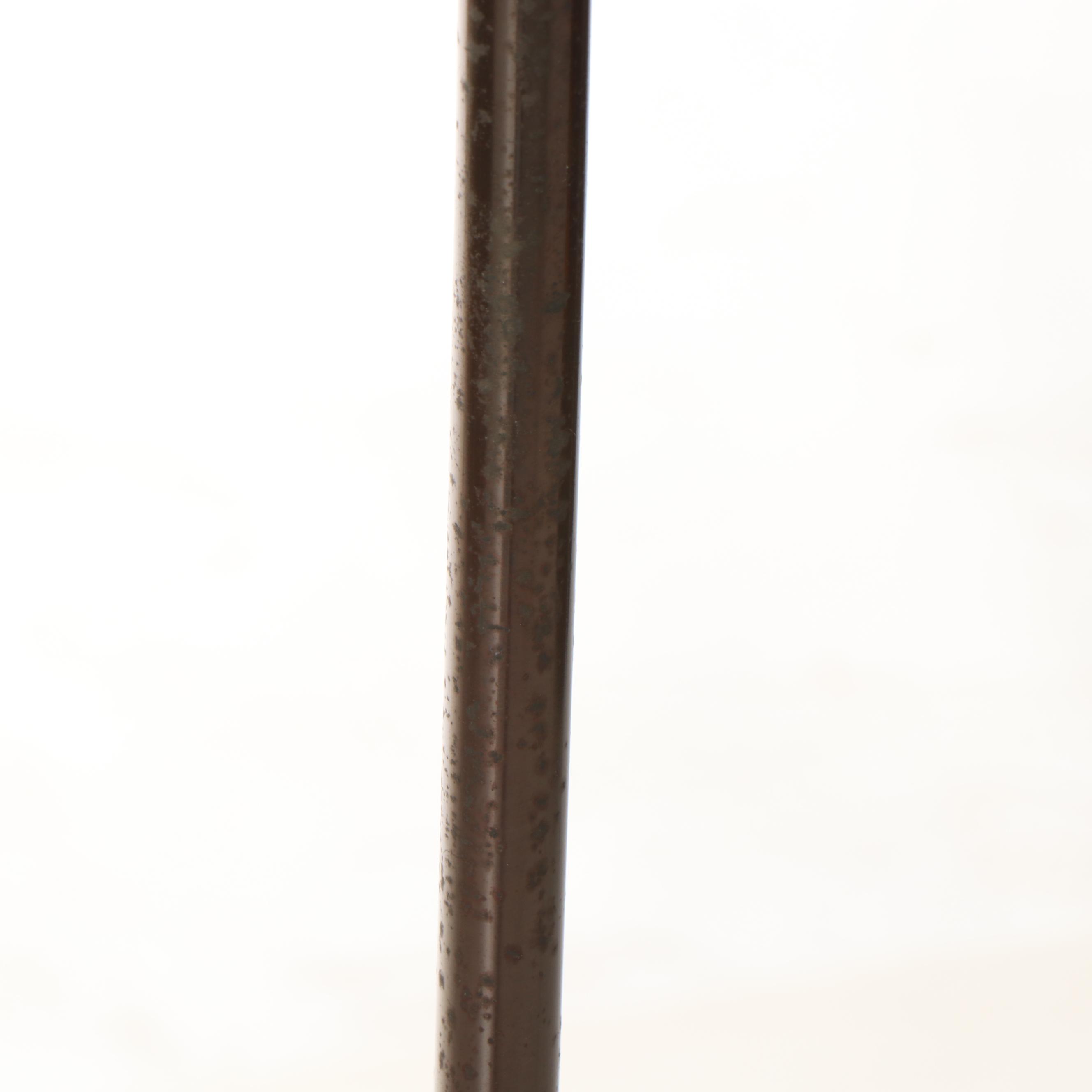 Stiffel Neoclassical Style Wood and Metal Floor Table Lamp