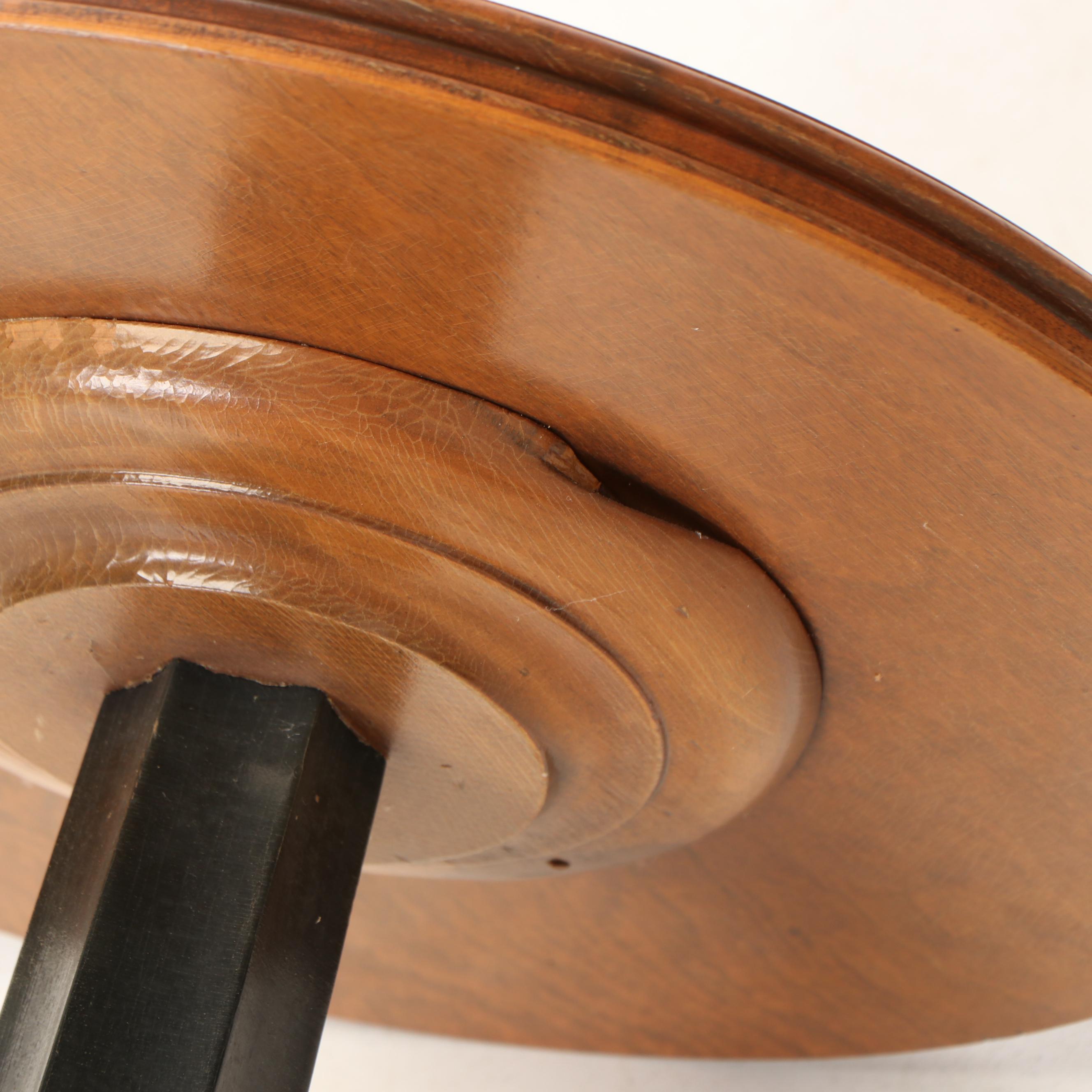 Stiffel Neoclassical Style Wood and Metal Floor Table Lamp