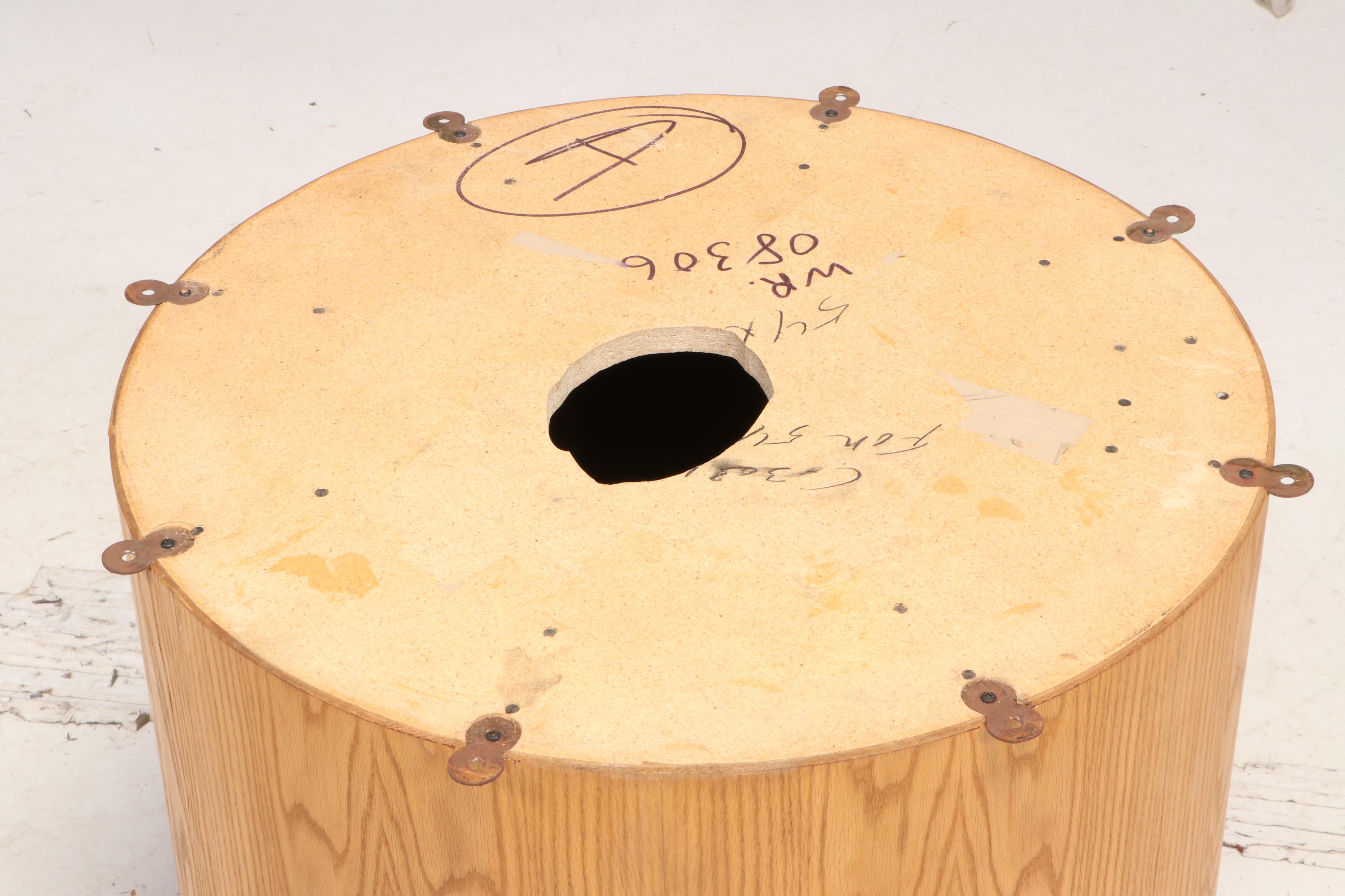 Herman Miller Wood-Veneered and Vinyl Edged Work Dining Table on Associated Base