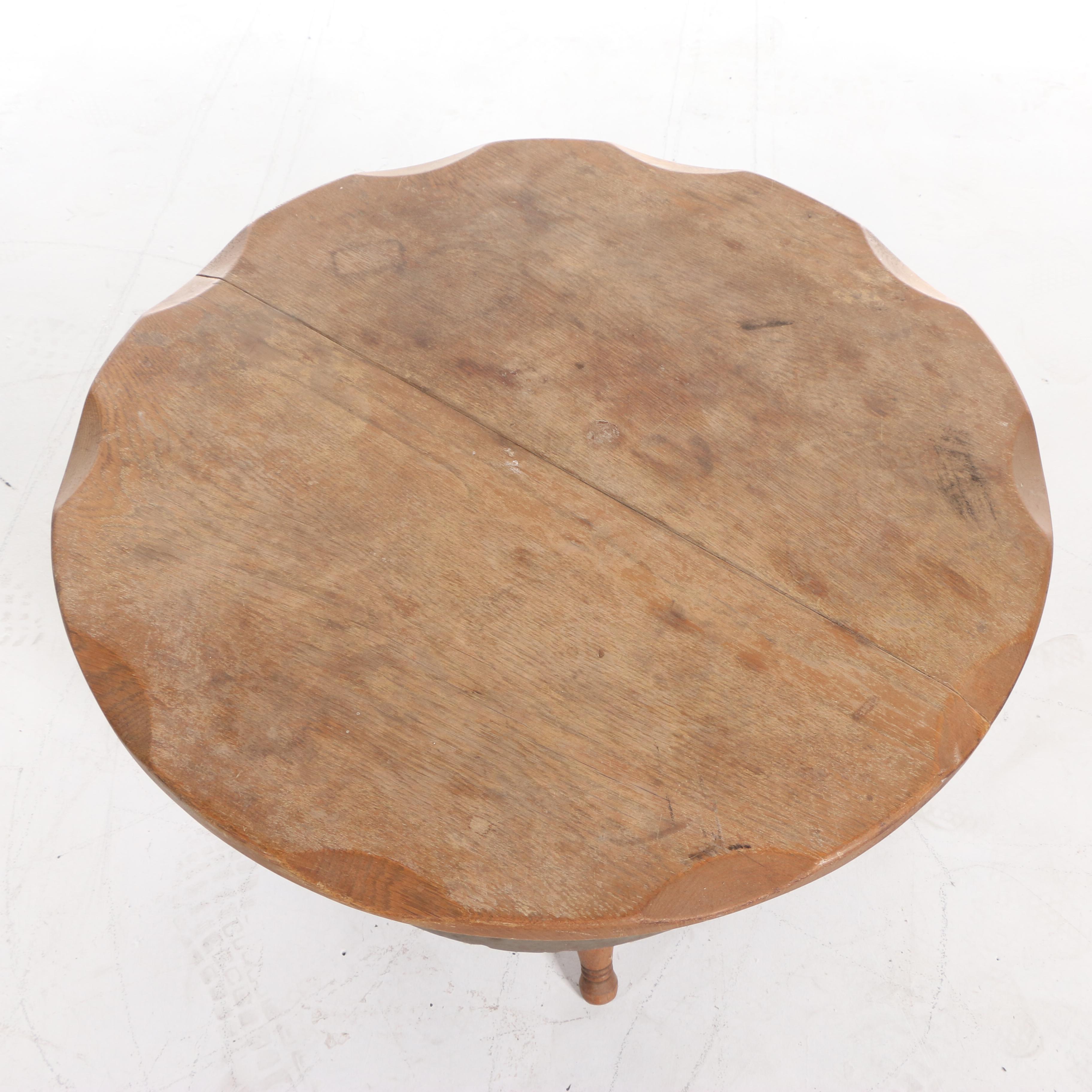 Oak Whiskey Barrel Storage Coffee Table, Mid-20th Century