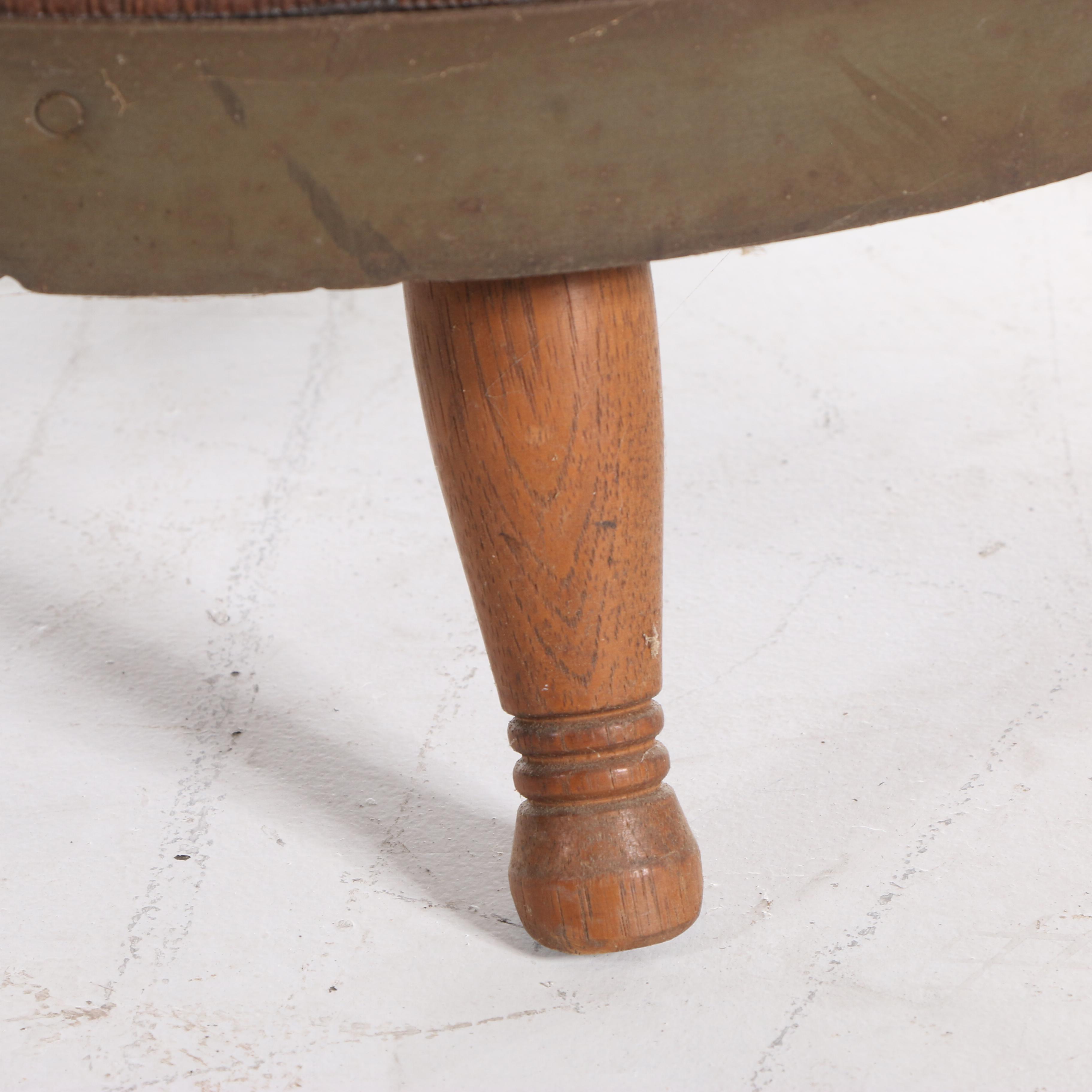 Oak Whiskey Barrel Storage Coffee Table, Mid-20th Century