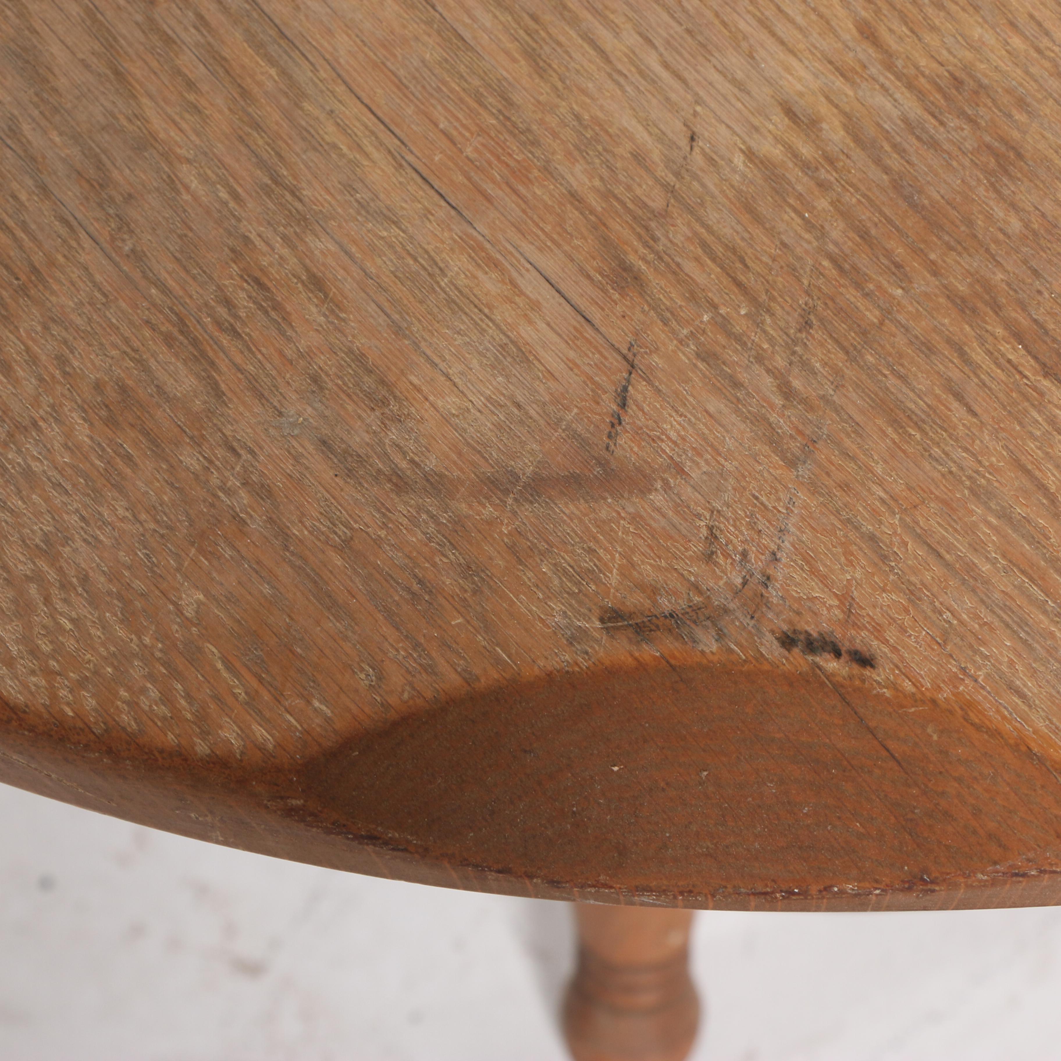 Oak Whiskey Barrel Storage Coffee Table, Mid-20th Century