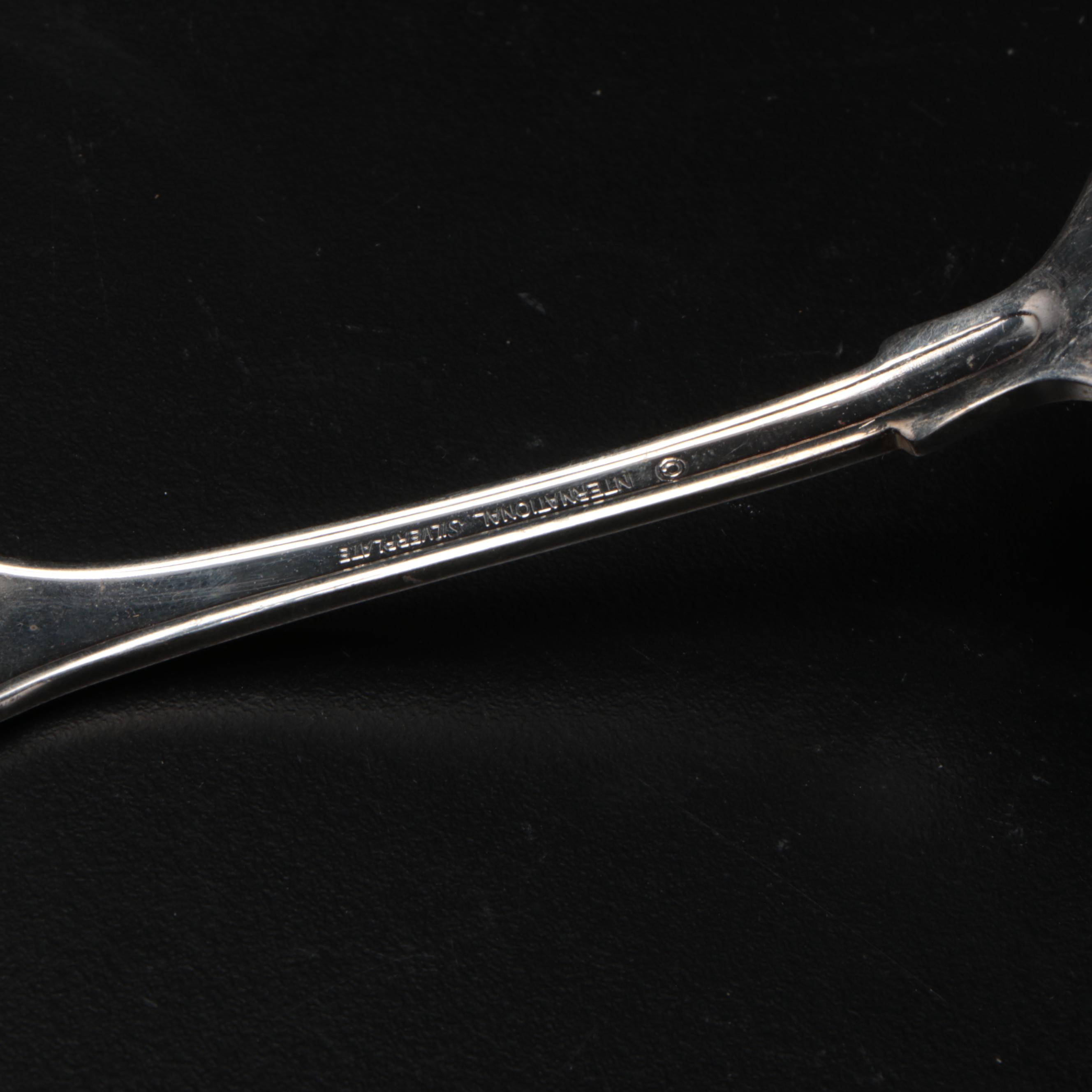 International "Royal Shell" and Other Silver Plate Flatware