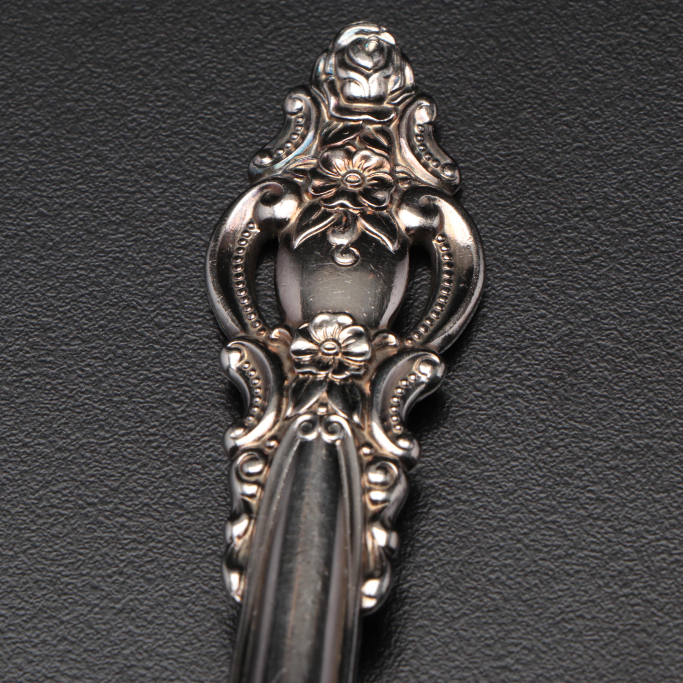 International "Empress" and Other Silver Plate Flatware, Mid-Late 20th Century