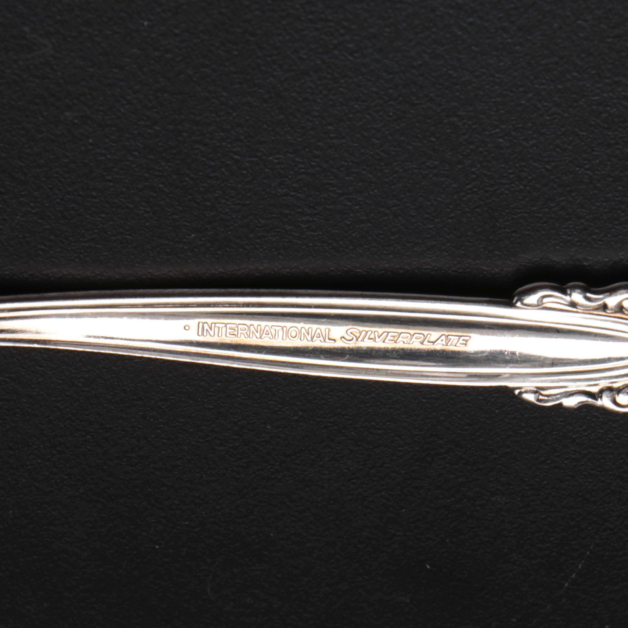 International "Empress" and Other Silver Plate Flatware, Mid-Late 20th Century