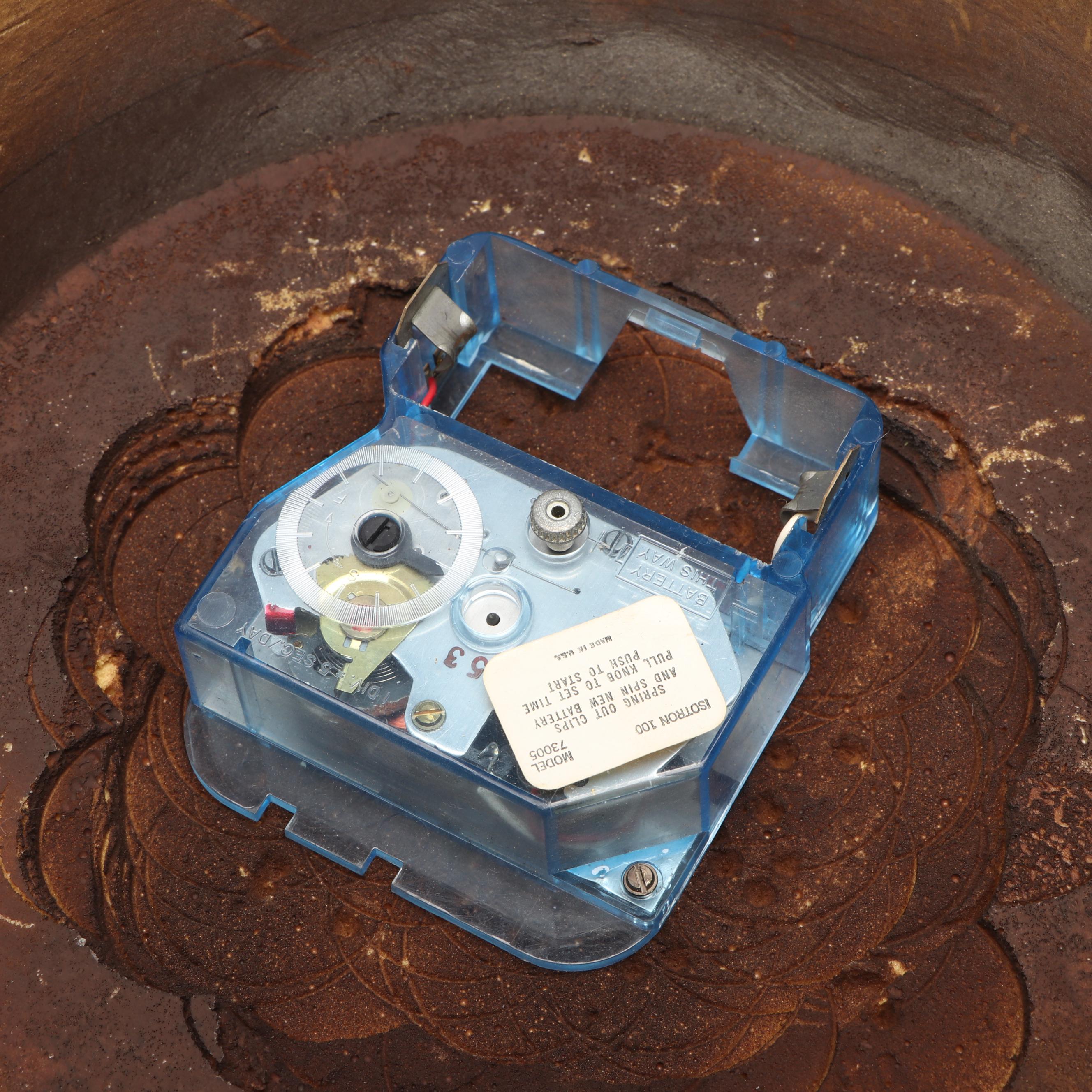 French Rococo Style Giltwood Cartel Clock