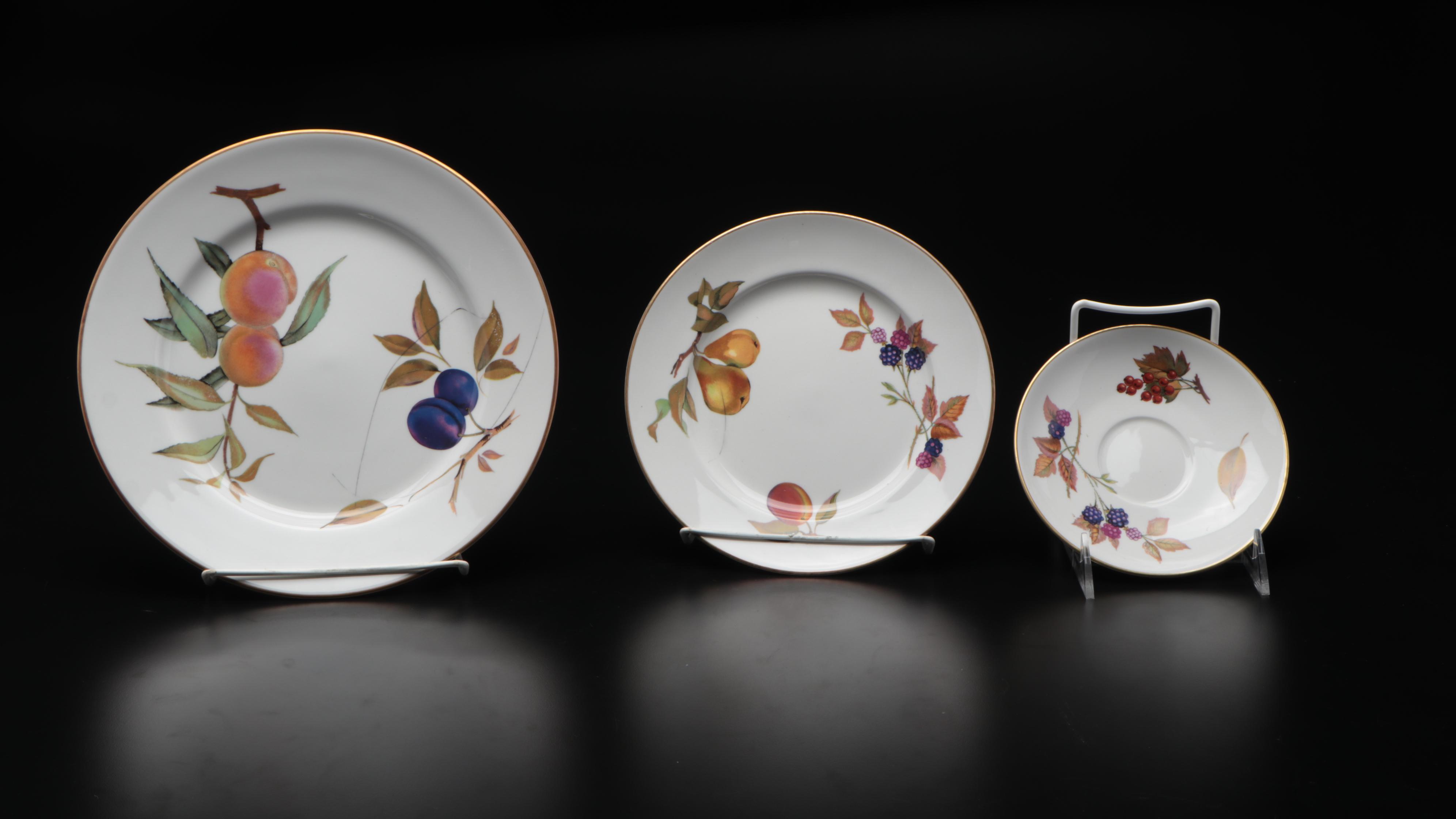 Royal Worcester "Evesham" Porcelain Dinnerware