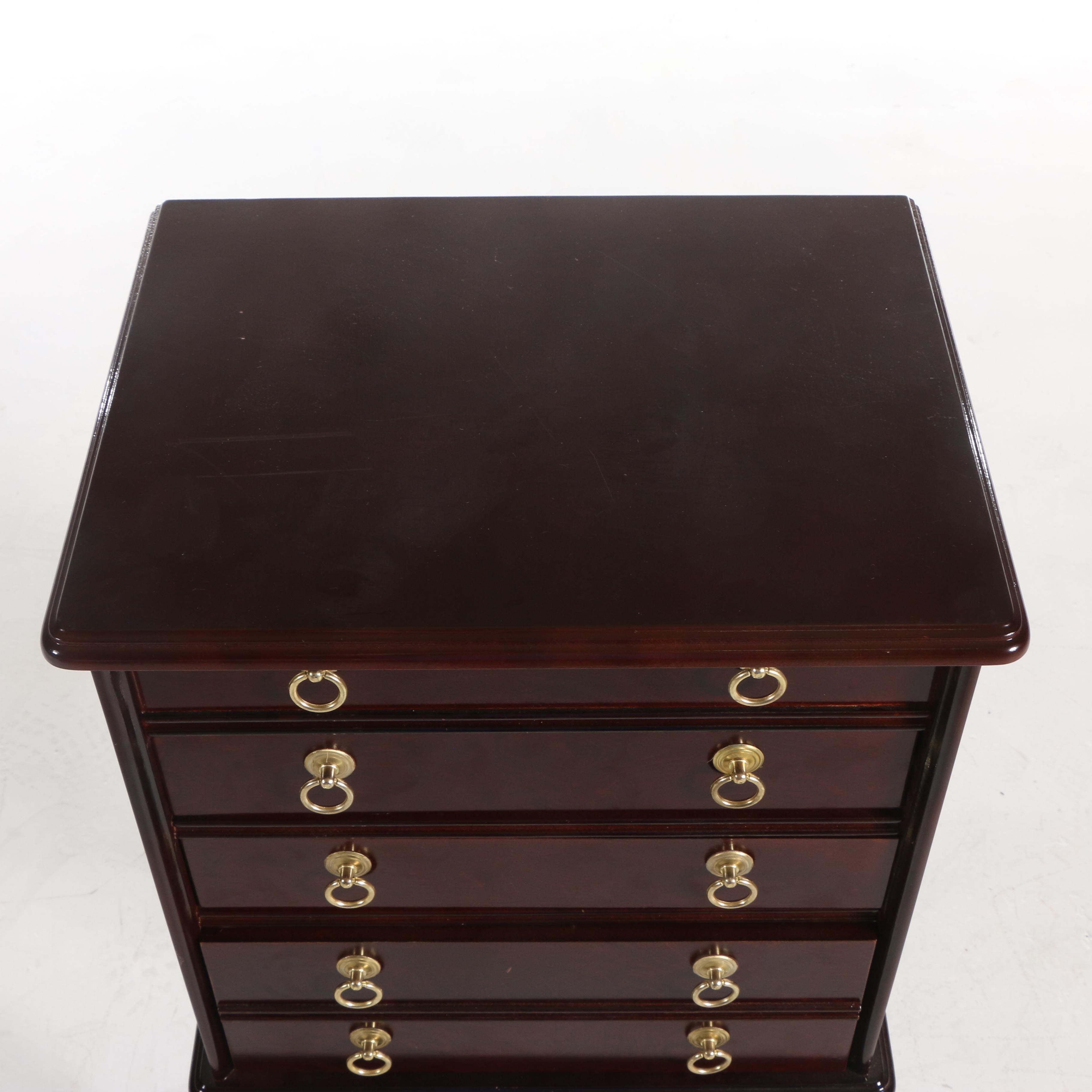 George III Style Mahogany Silver Chest-on-Stand