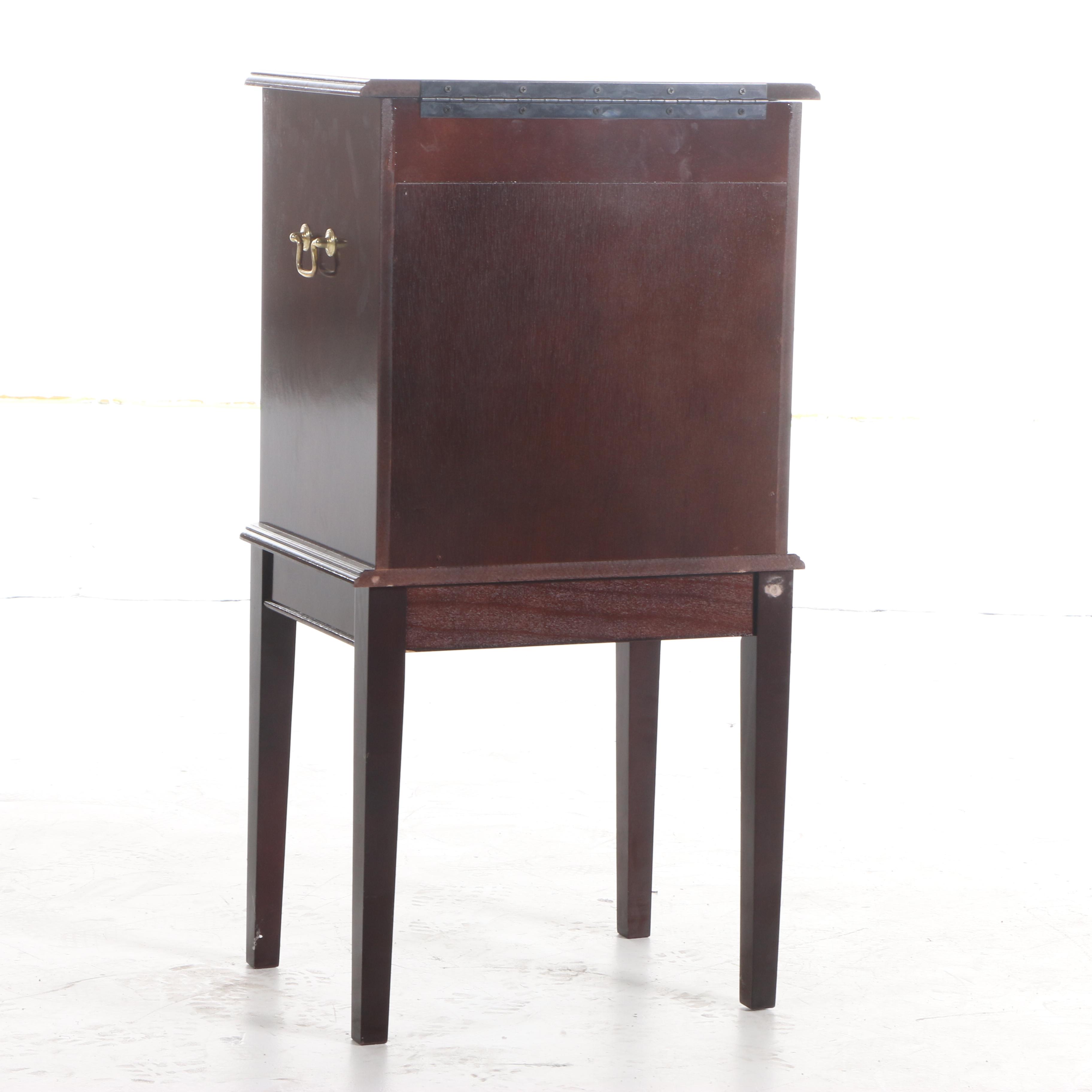 George III Style Mahogany Silver Chest-on-Stand