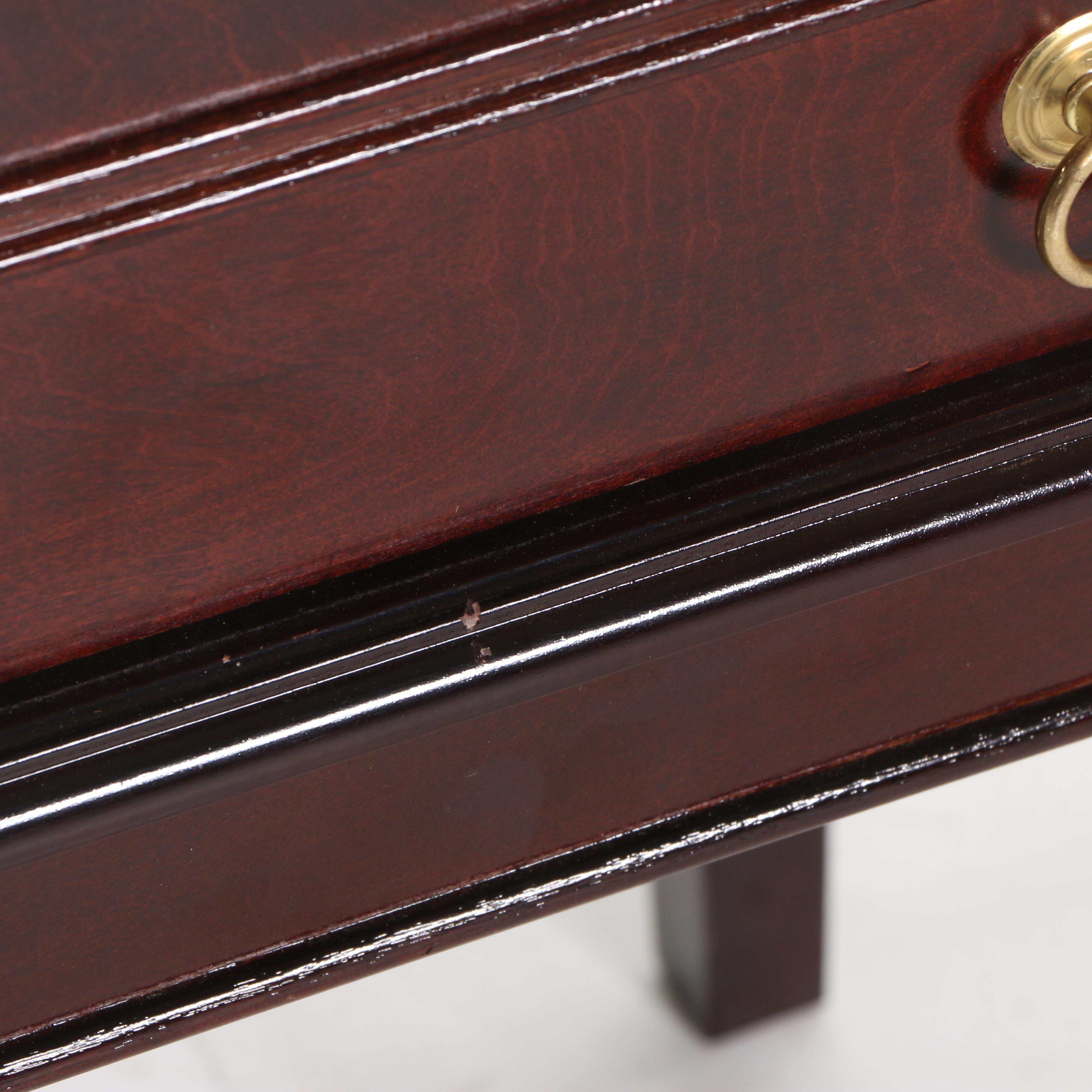 George III Style Mahogany Silver Chest-on-Stand