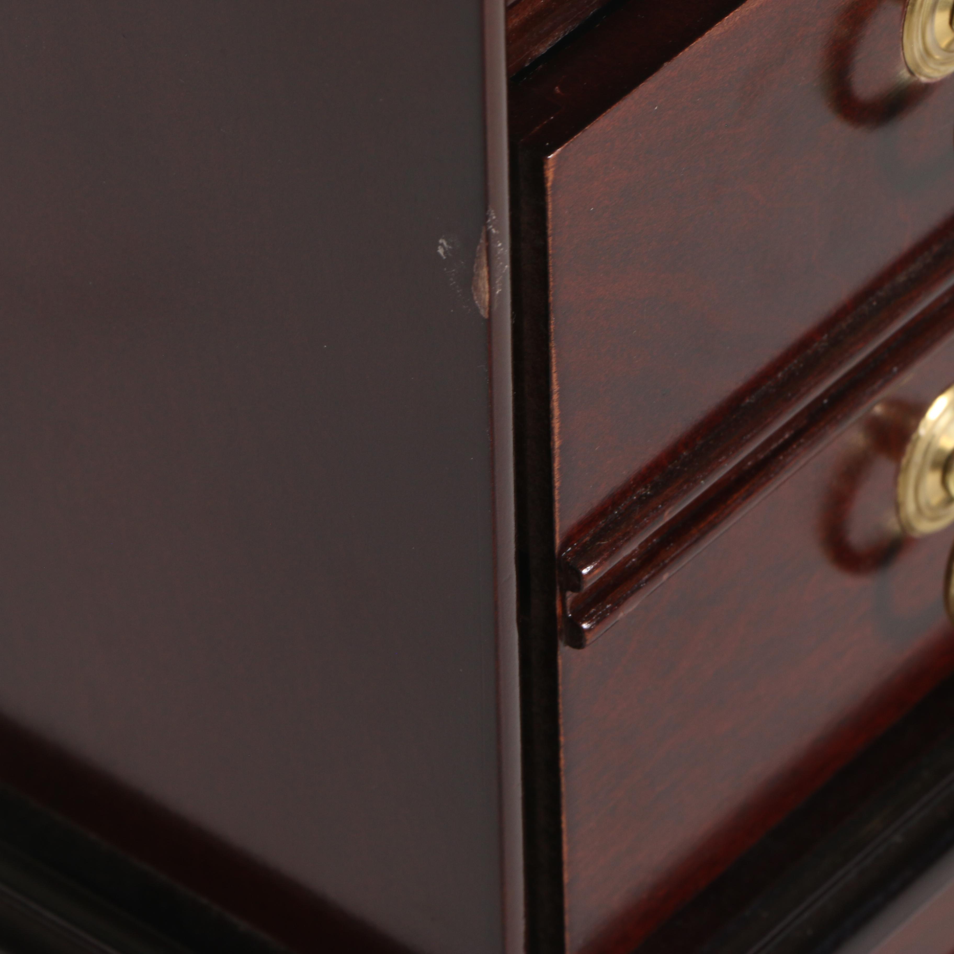 George III Style Mahogany Silver Chest-on-Stand