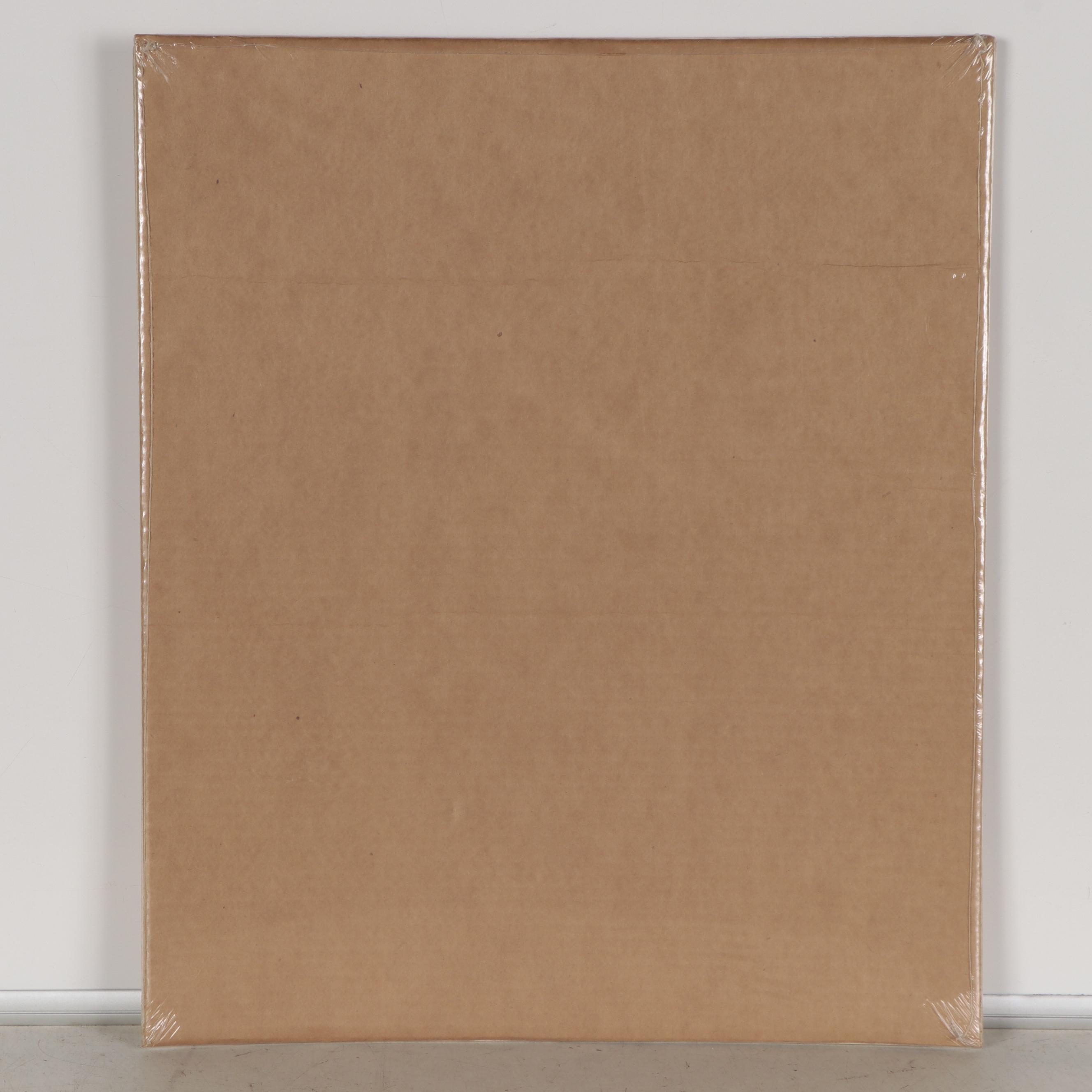 Tom Cowan Offset Lithograph of Cock Fight, Circa 1981