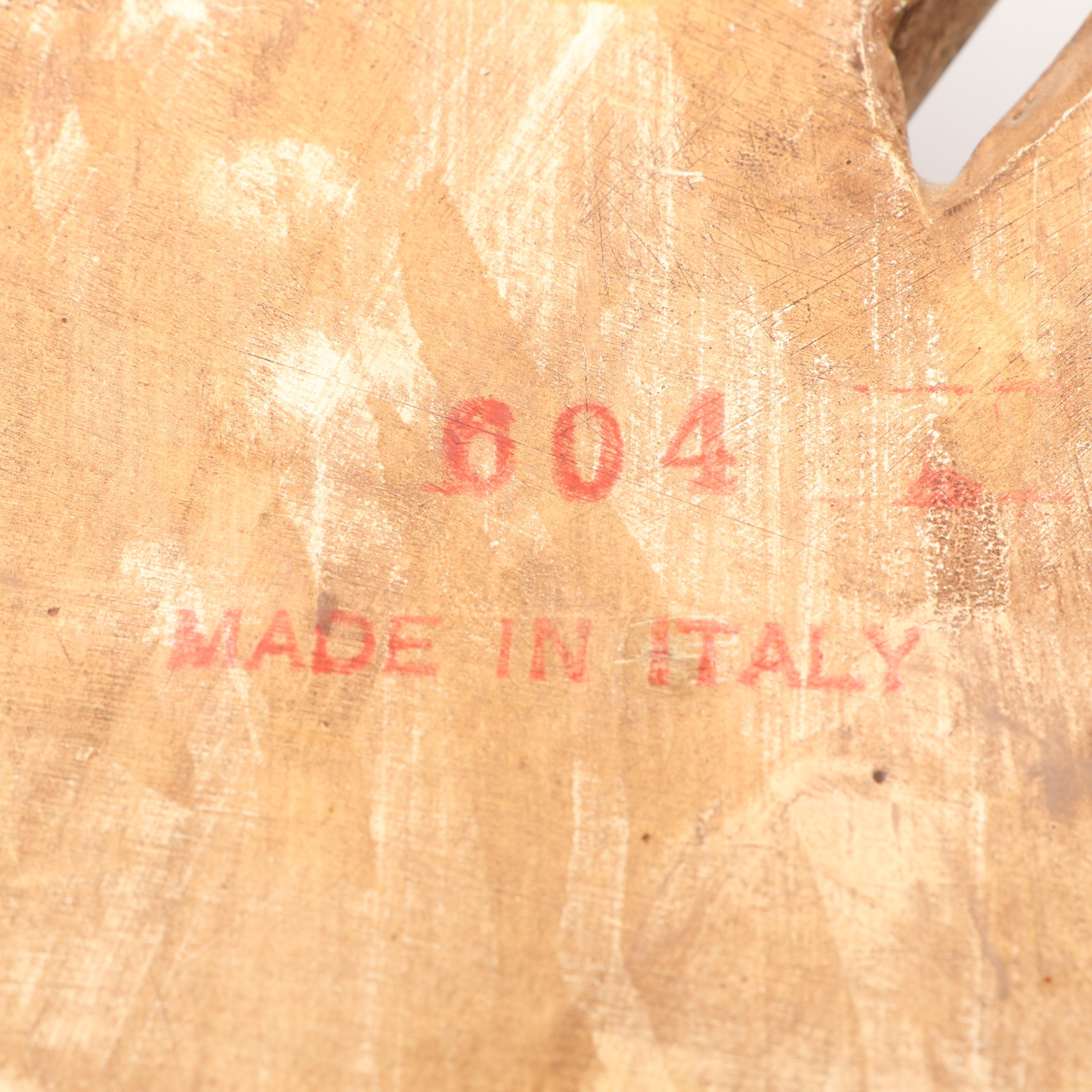 Pair of Italian Giltwood and Gesso Candle Sconces, Mid-20th Century