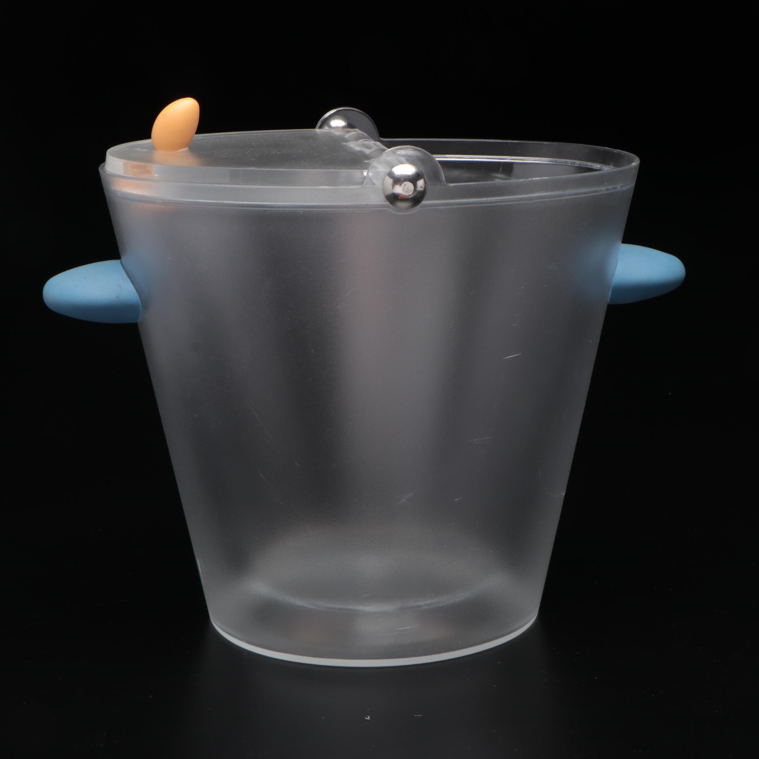 Michael Graves for Alessi Ice Bucket with Cocktail Shakers and Bar Accessories