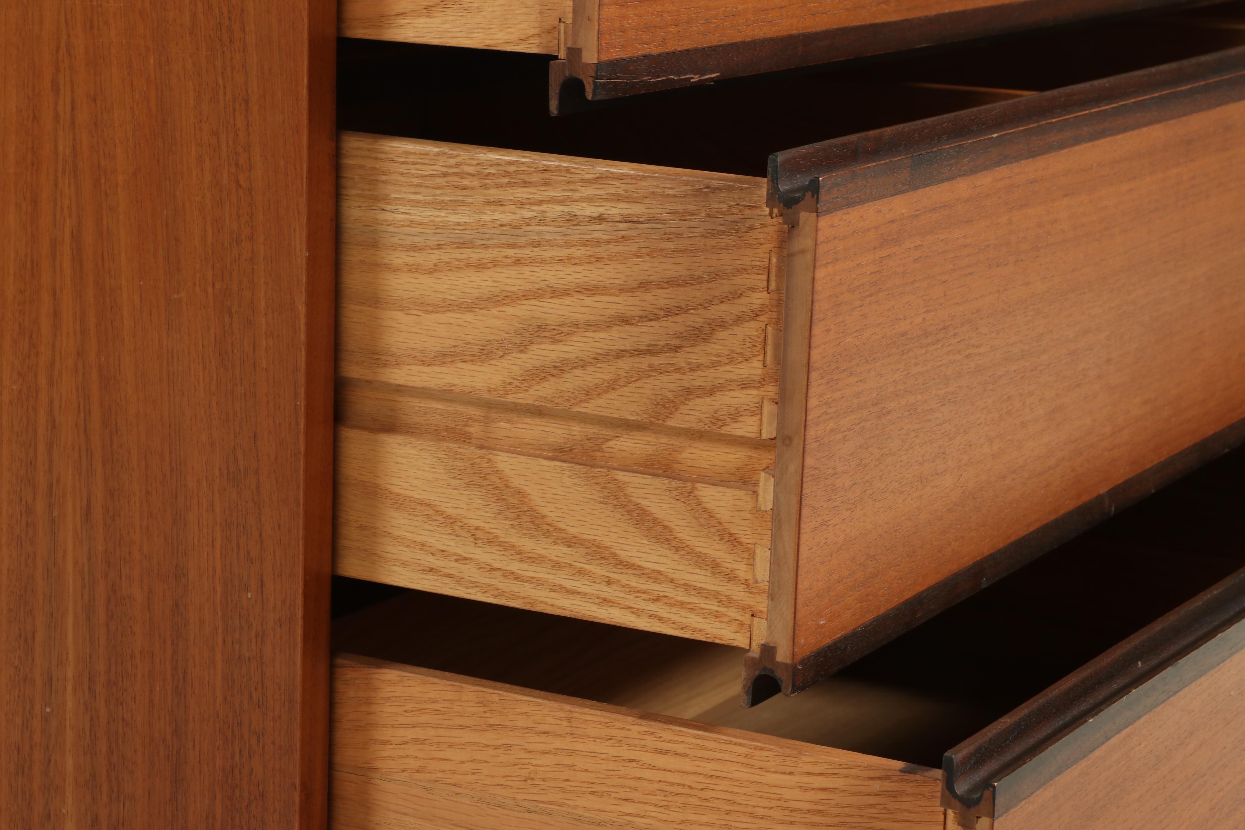 Kipp Stewart for Calvin Mid Century Modern Walnut Dresser