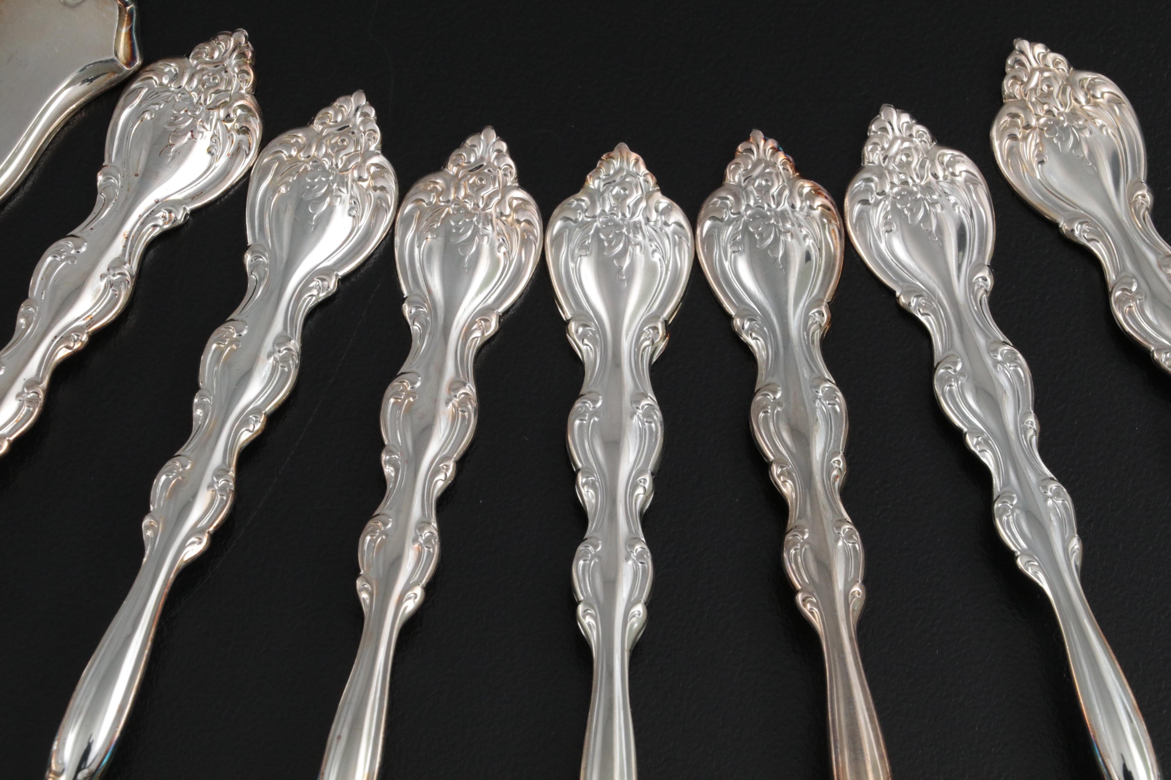 Rogers Bros. Cake Servers and Other Silver Plate Serving Utensils,