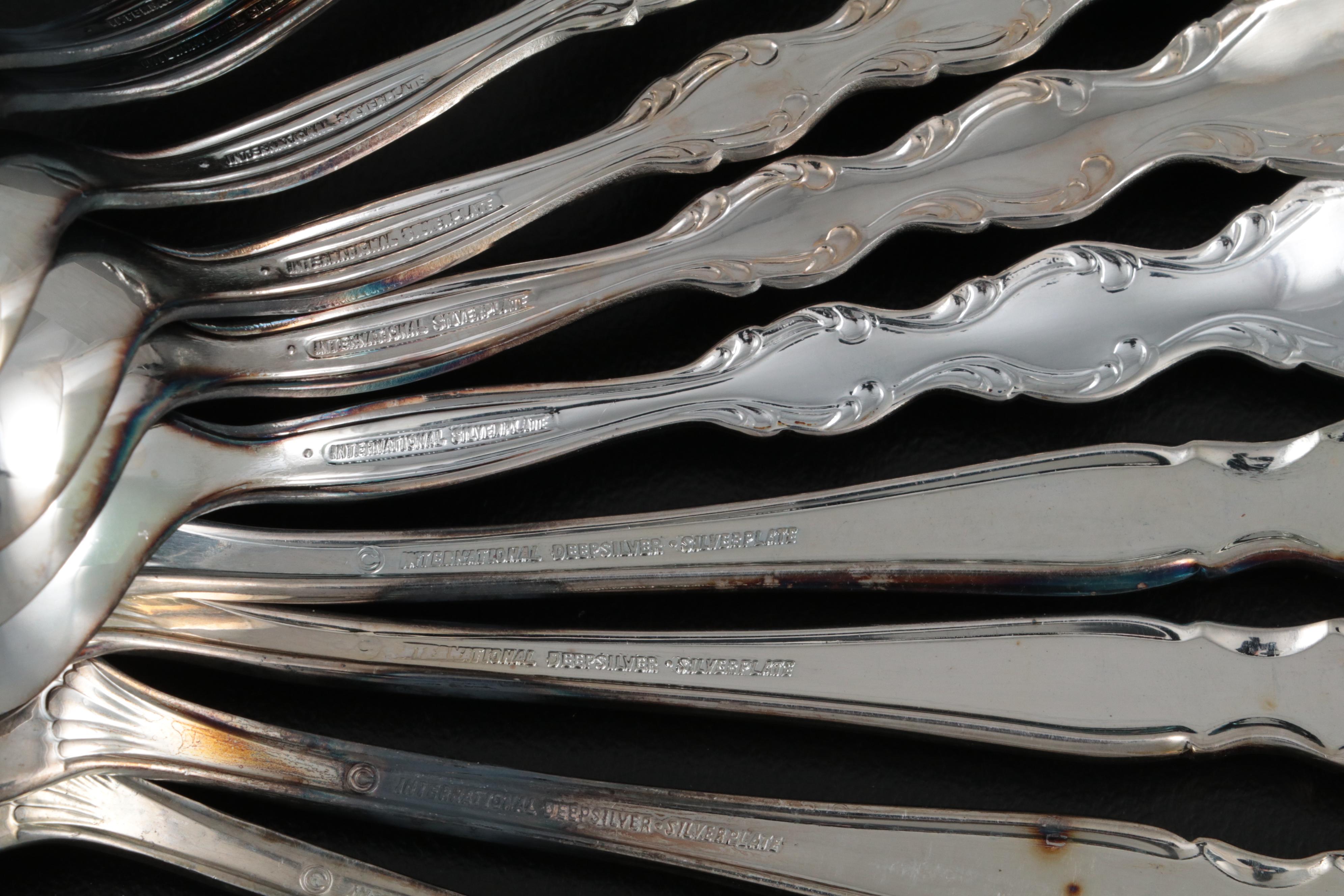 Rogers Bros. Cake Servers and Other Silver Plate Serving Utensils,