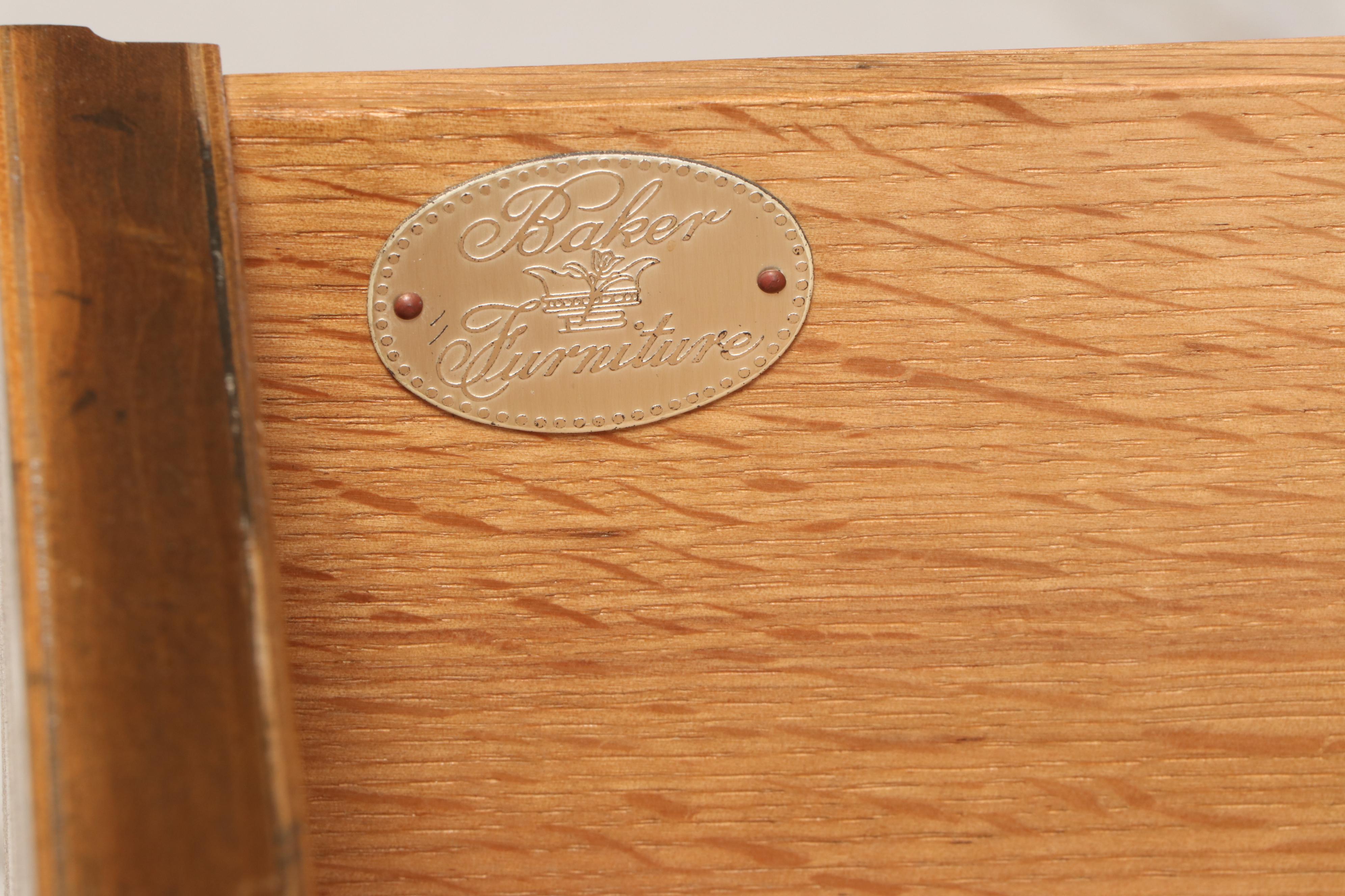 Baker Furniture Directoire Style Hardwood Nine-Drawer Chest, Mid-20th Century