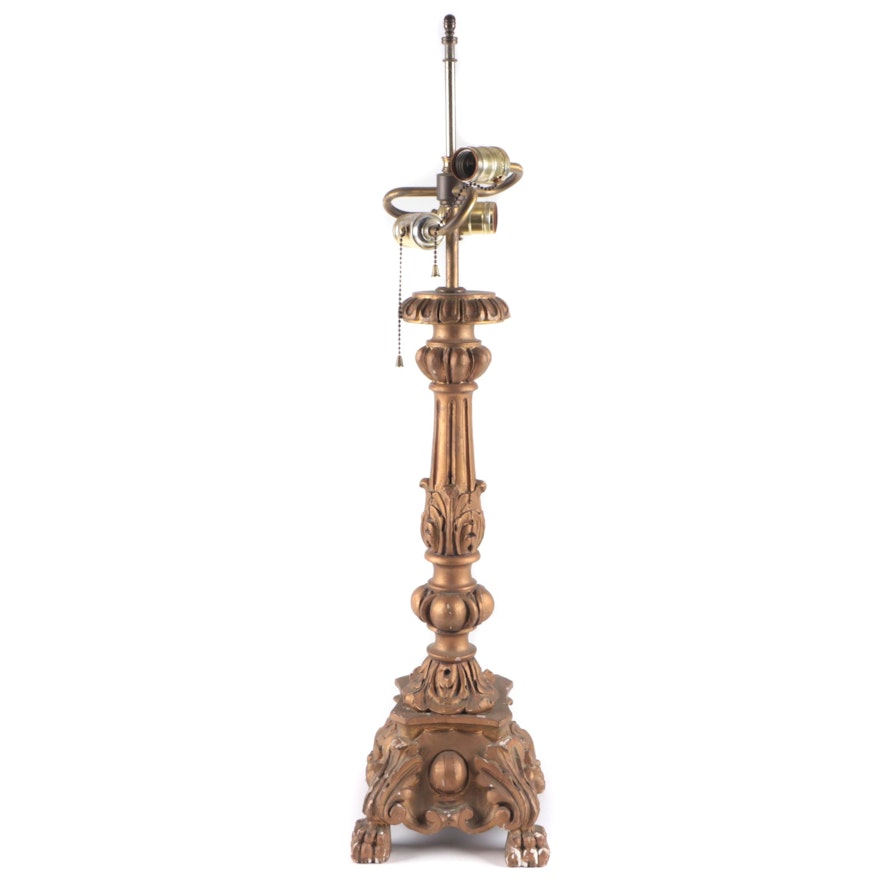 Baroque Style Composite Table Lamp
