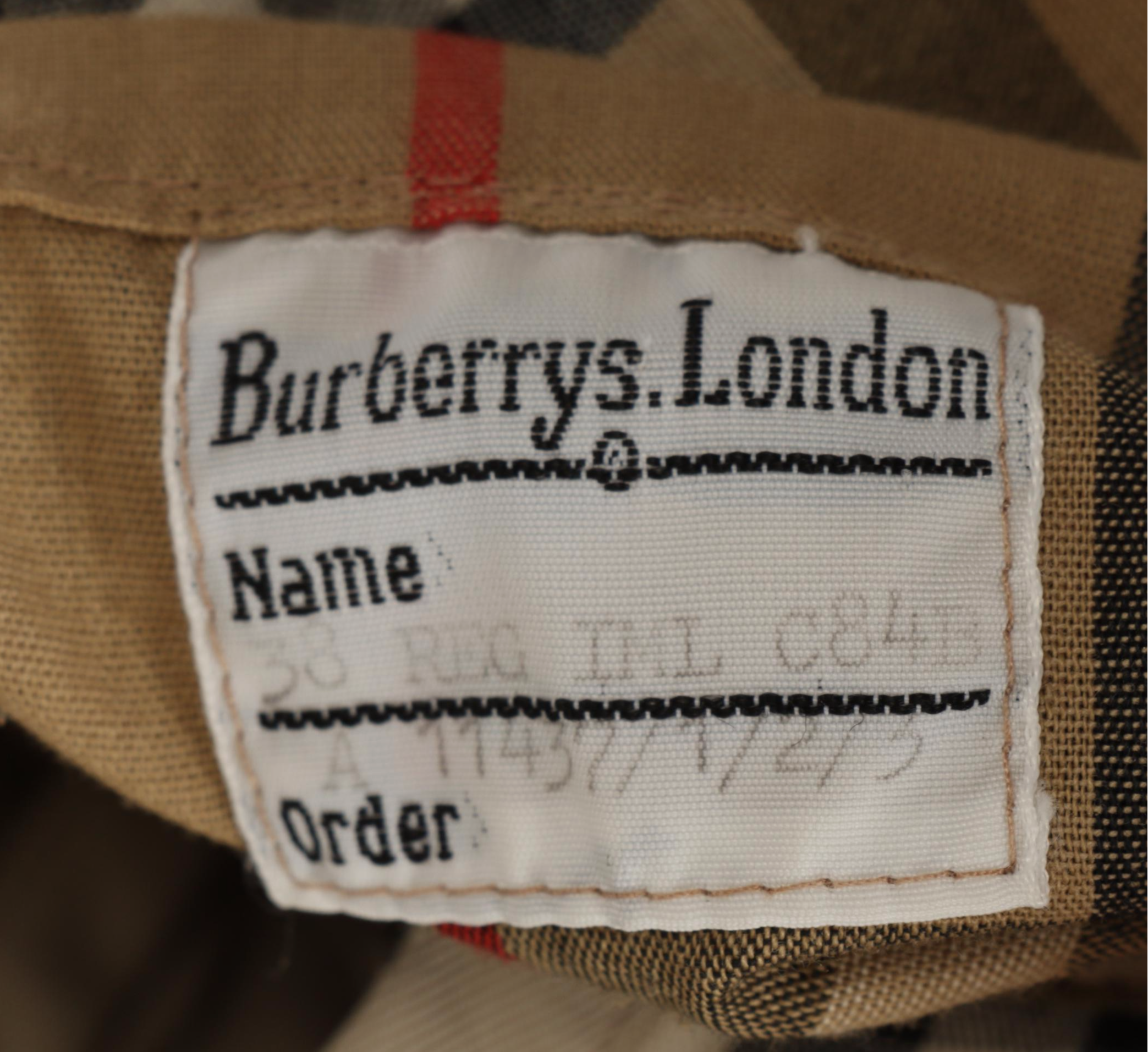 Men's Burberrys Khaki Double-Breasted Trench Coat