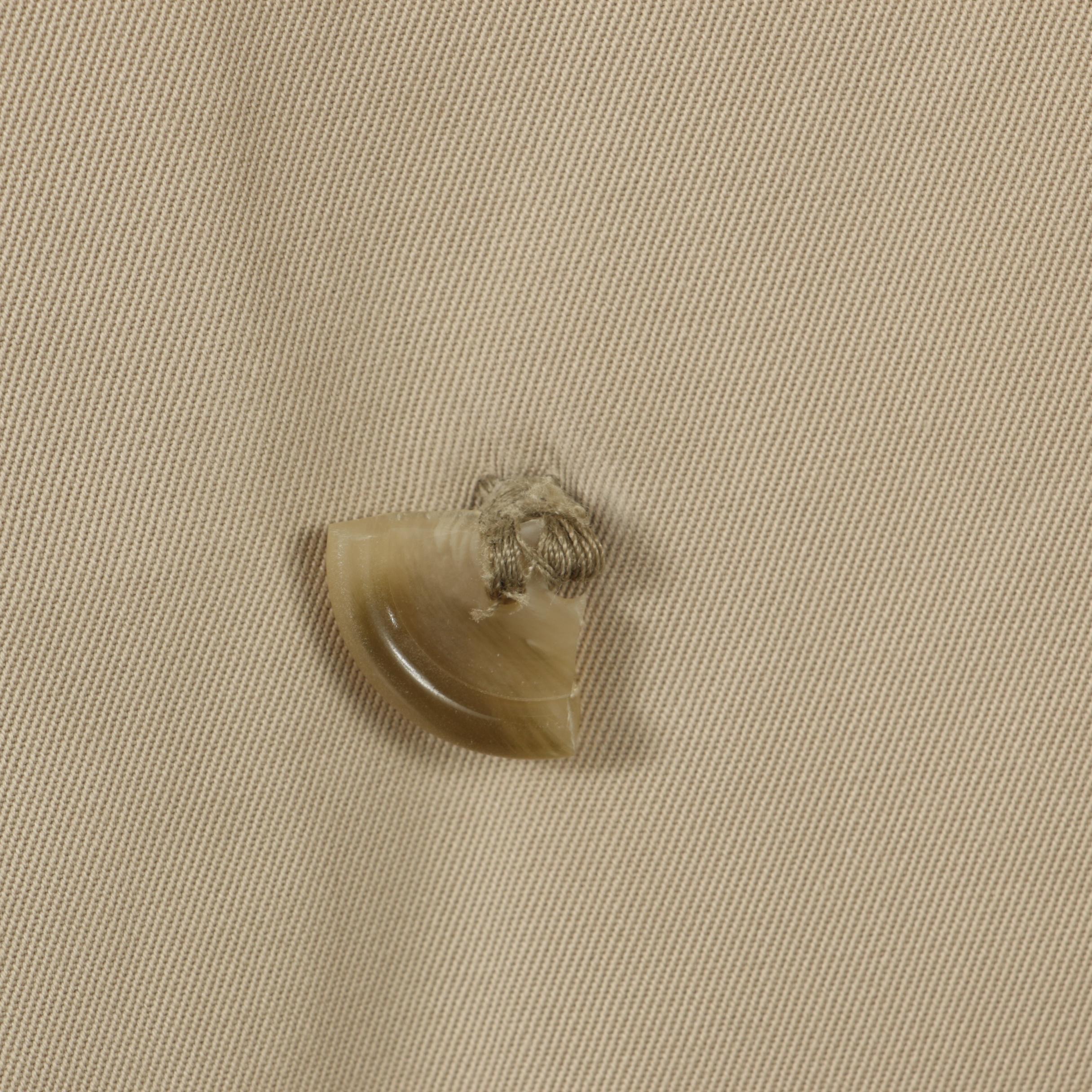 Men's Burberrys Khaki Double-Breasted Trench Coat