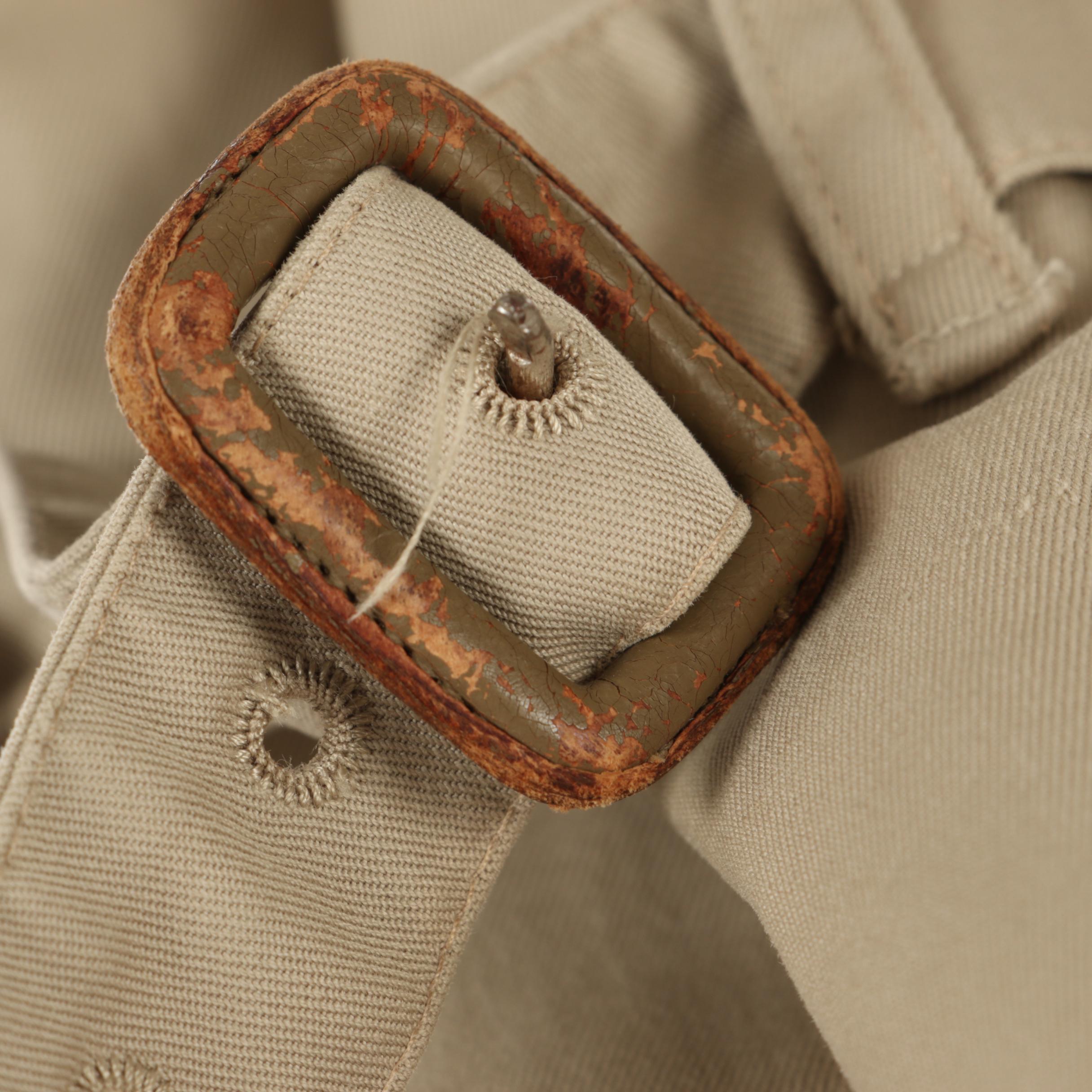 Men's Burberrys Khaki Double-Breasted Trench Coat