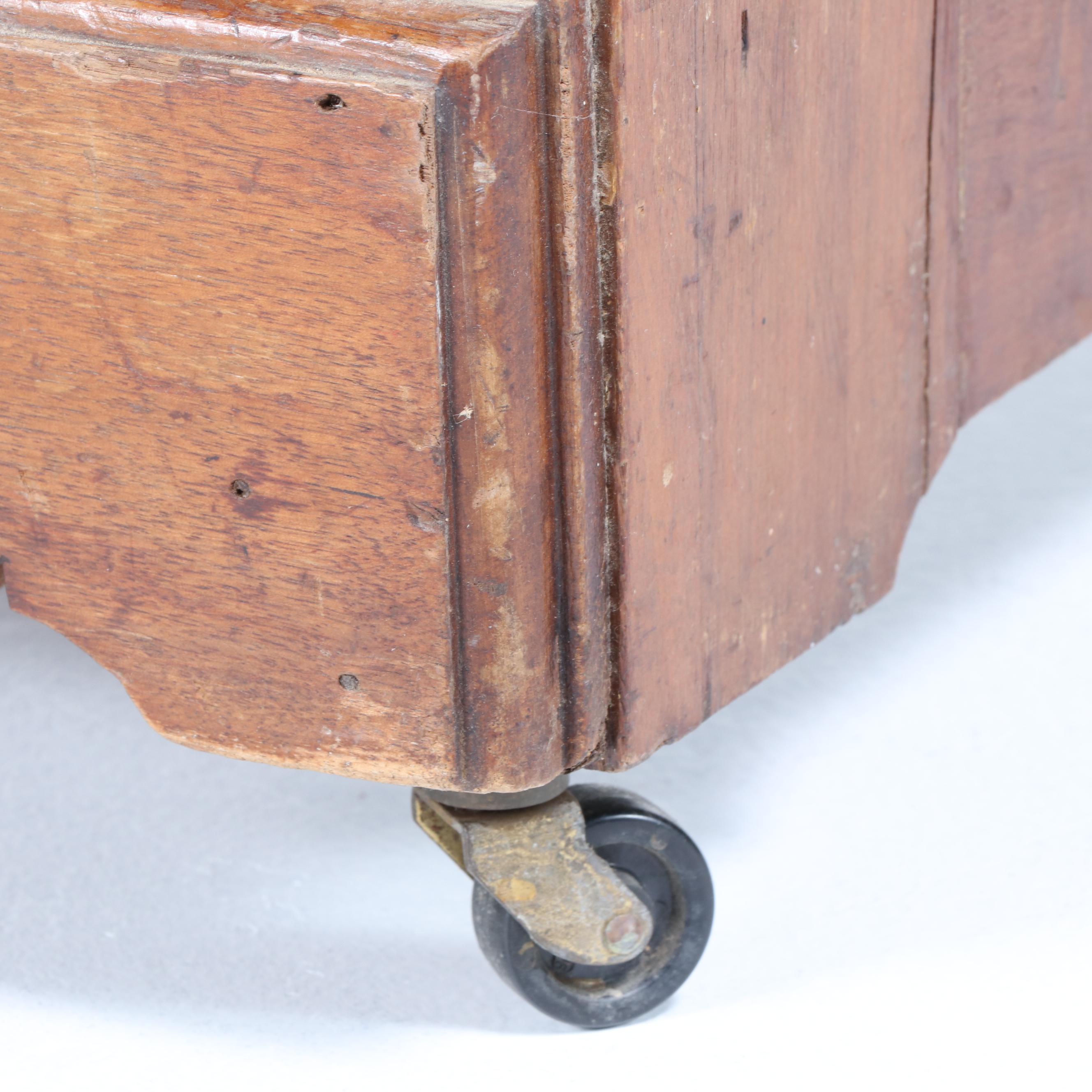 Victorian Eastlake Walnut and Marble Top Chest of Drawers, Late 19th Century