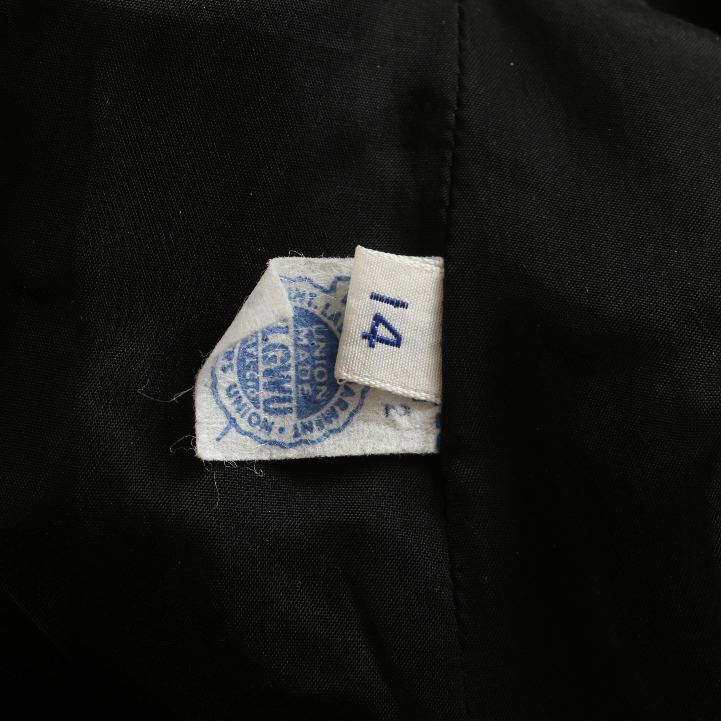 Oscar de la Renta Black Velvet Empire Waist Evening Dress, 1960s